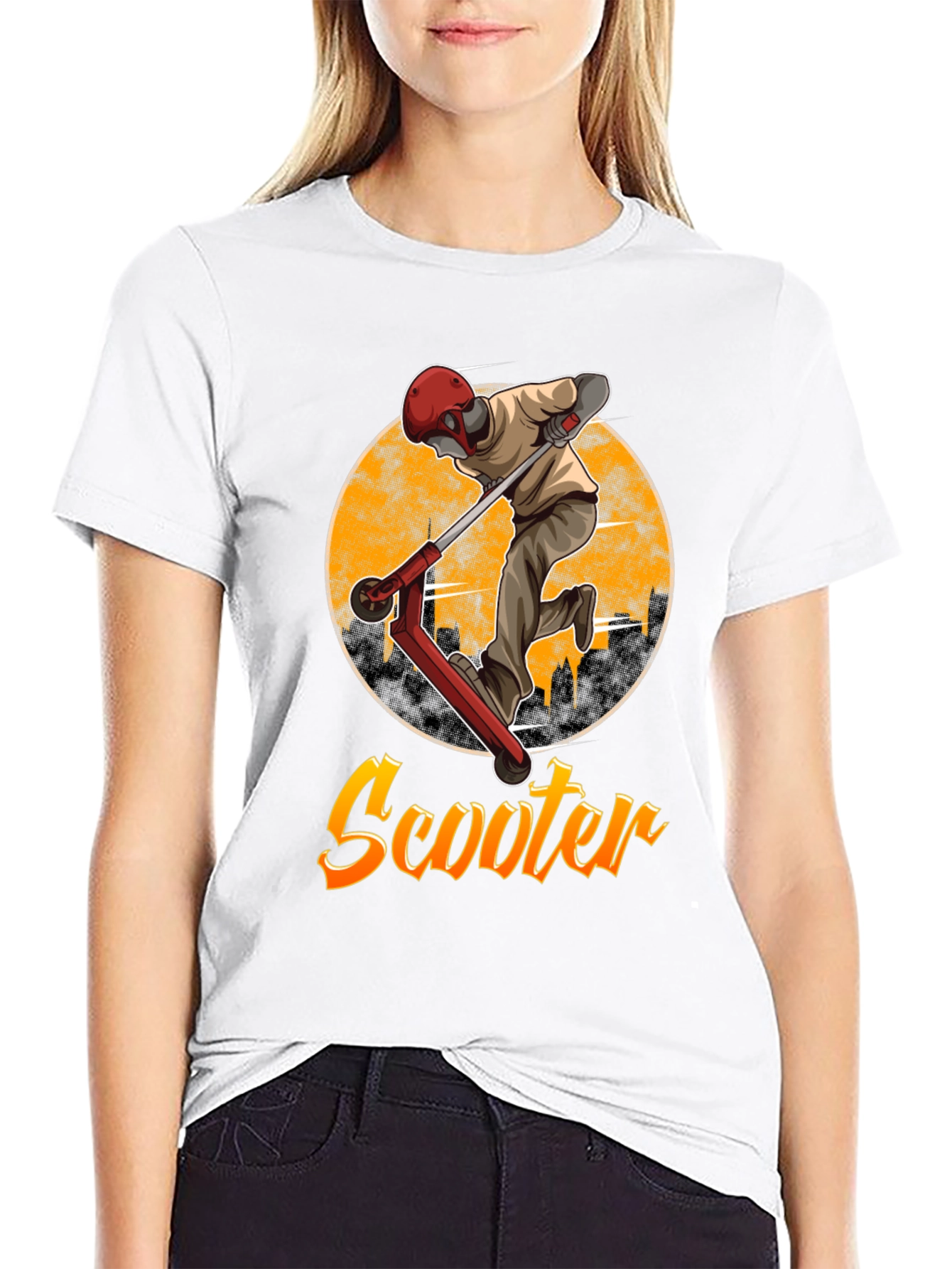 Cool Scooter T-Shirt - Stylish Graphic Tee
