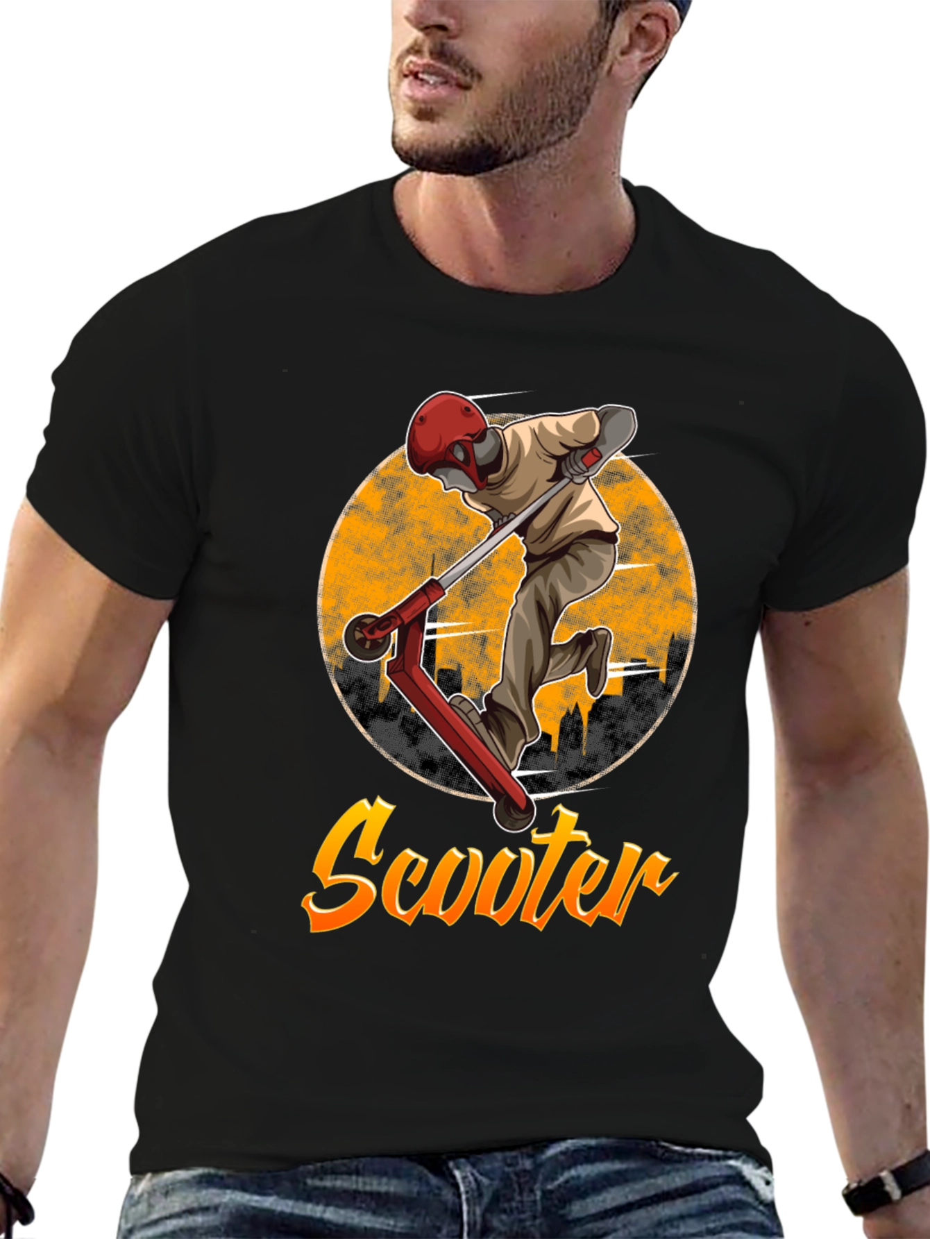 Cool Scooter T-Shirt - Stylish Graphic Tee