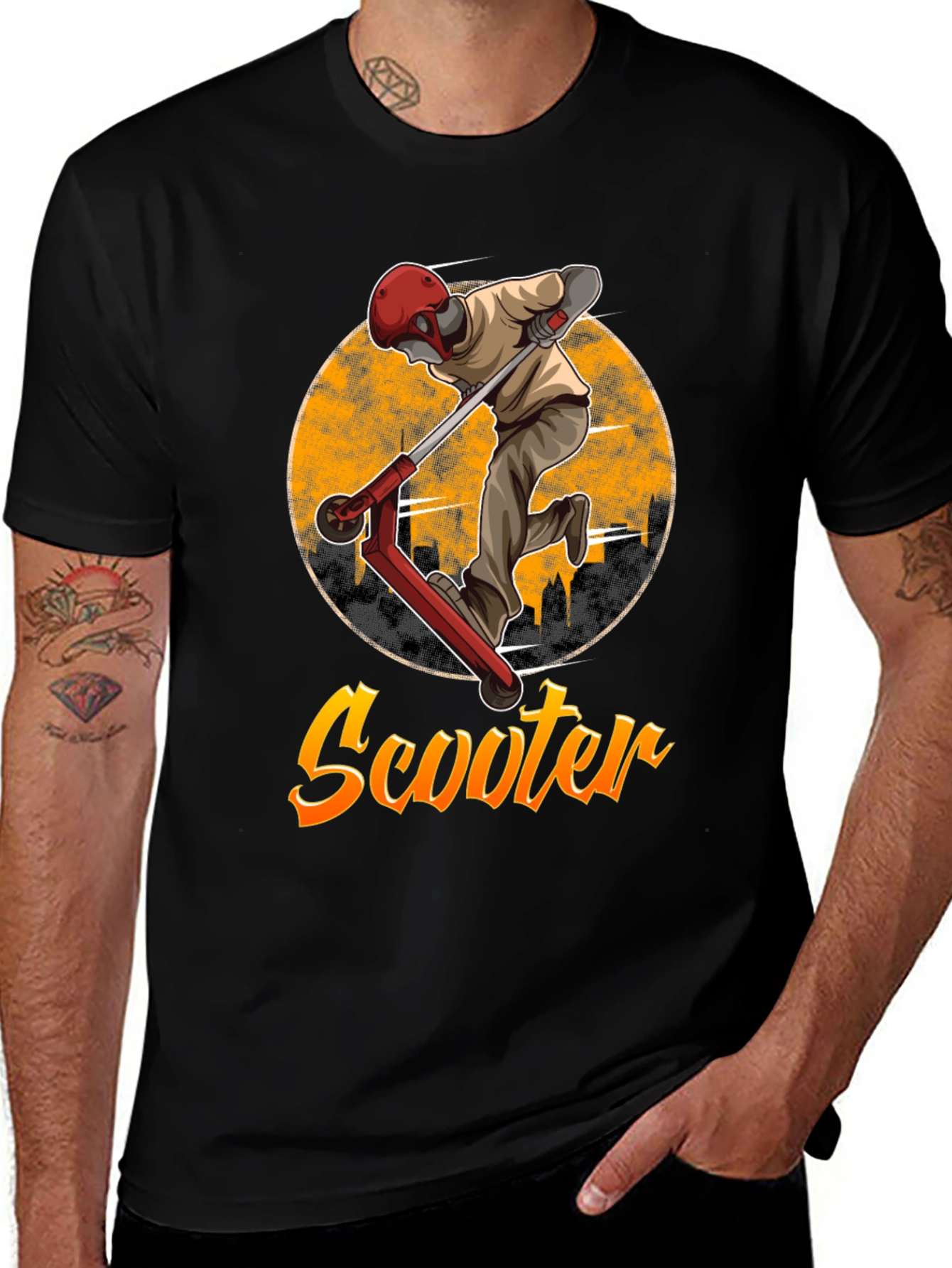 Cool Scooter T-Shirt - Stylish Graphic Tee