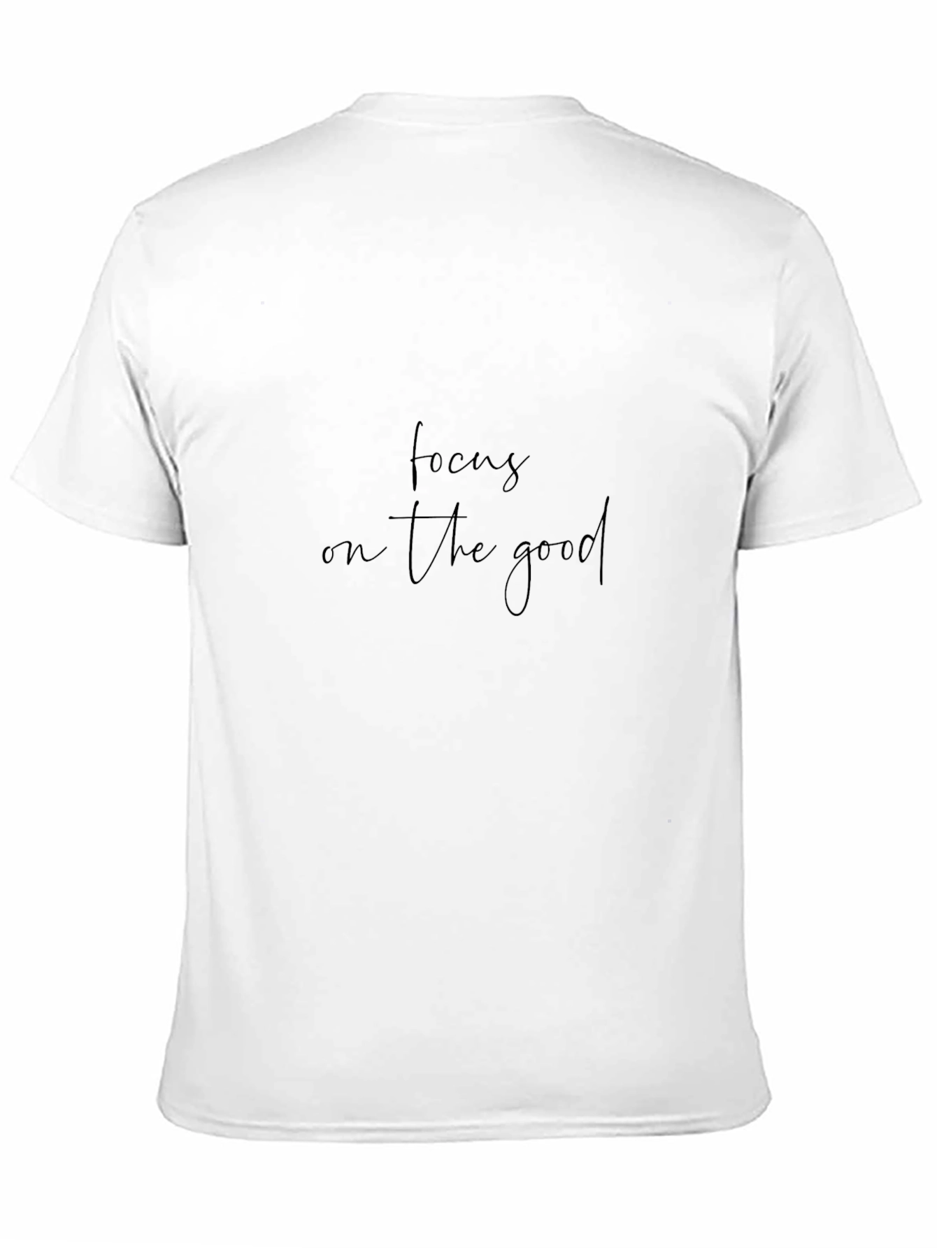 Focus On The Good Black Graphic Tee