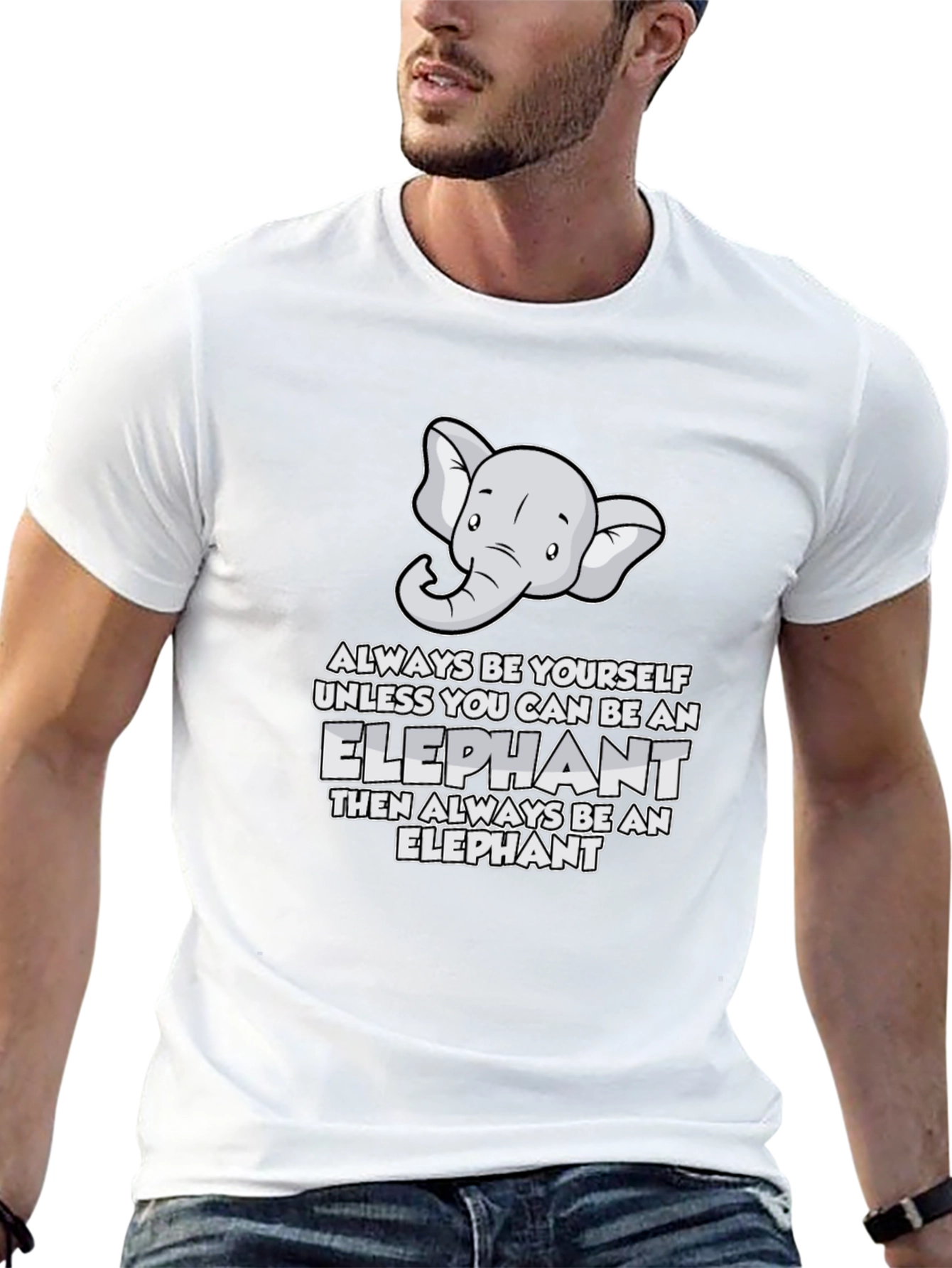 Be An Elephant Graphic Tee