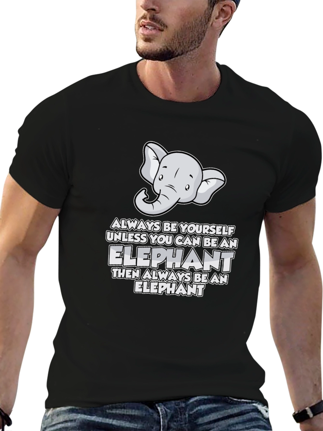 Be An Elephant Graphic Tee