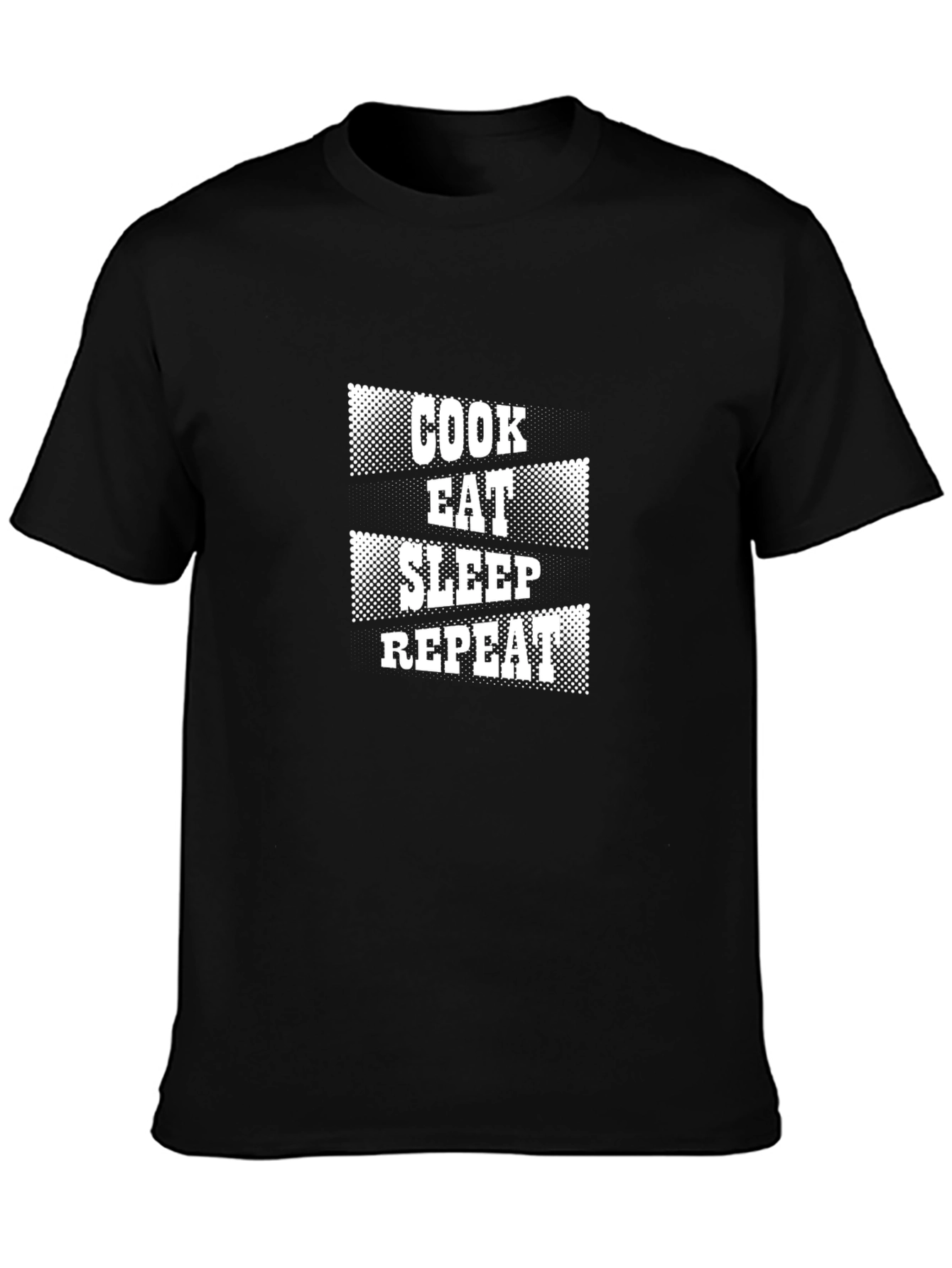 Cook Eat Sleep Repeat Graphic Tee