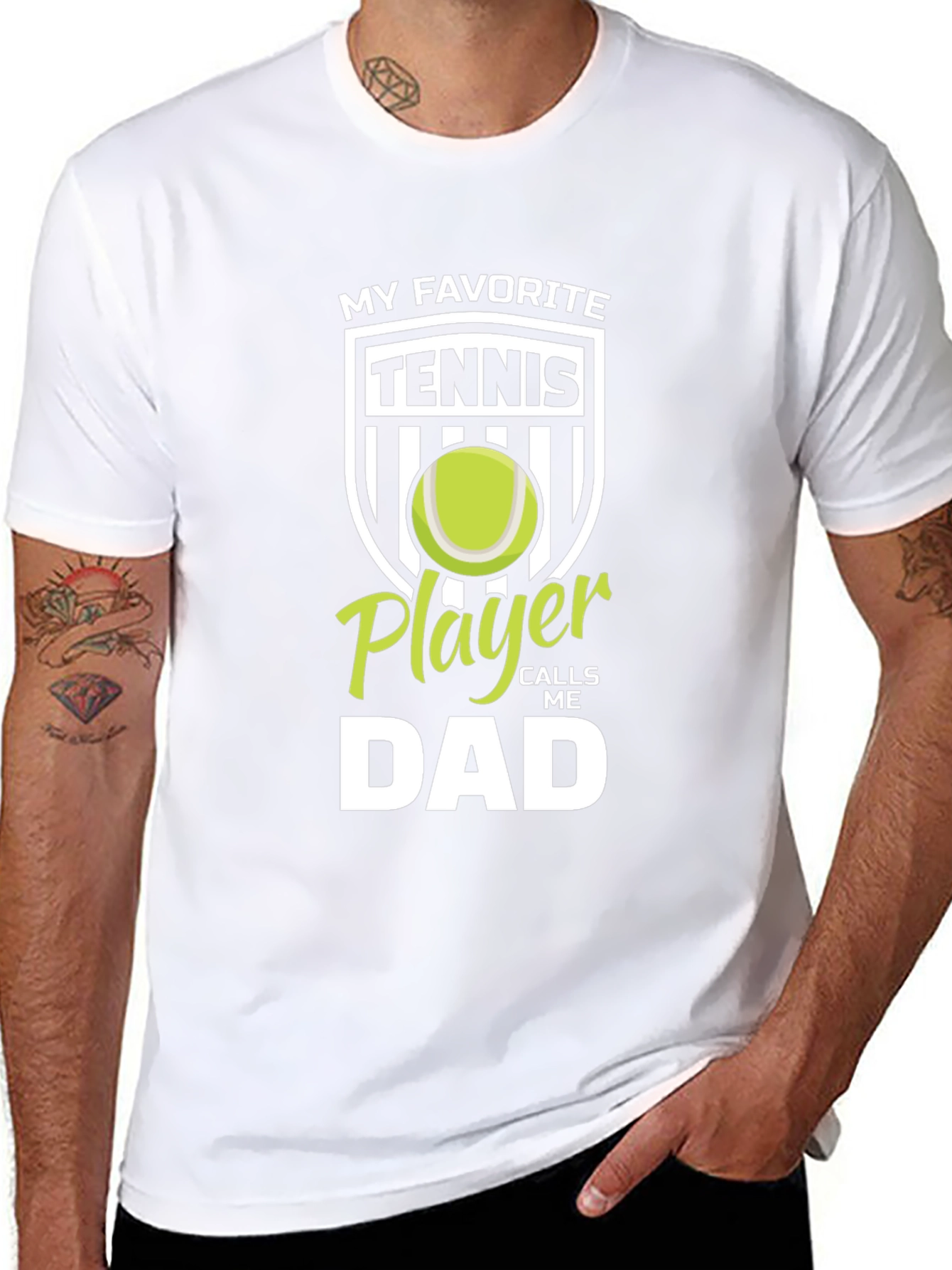 My Favorite Tennis Player Calls Me Dad T-Shirt