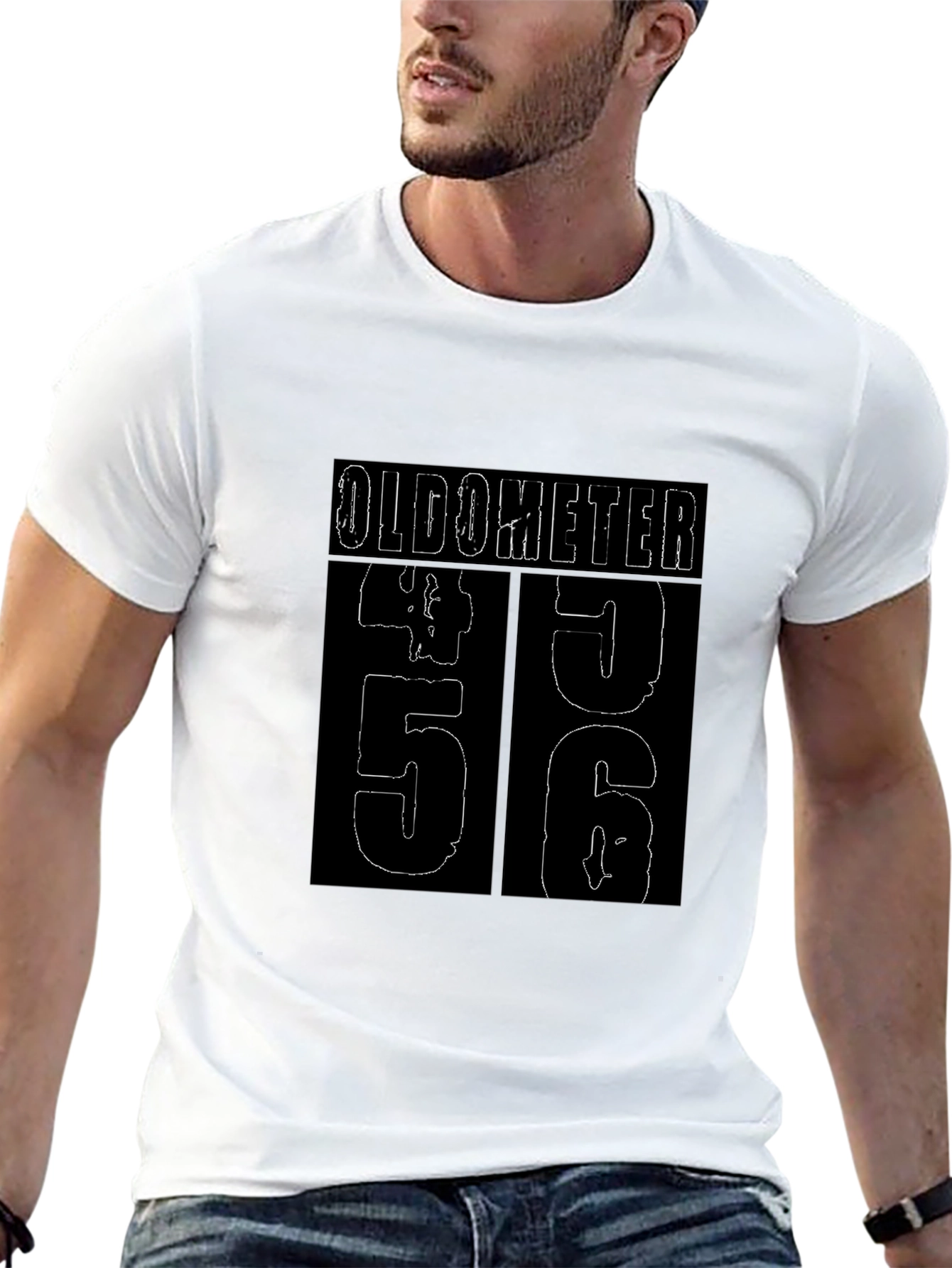 Oldometer 56 Birthday Graphic T-Shirt