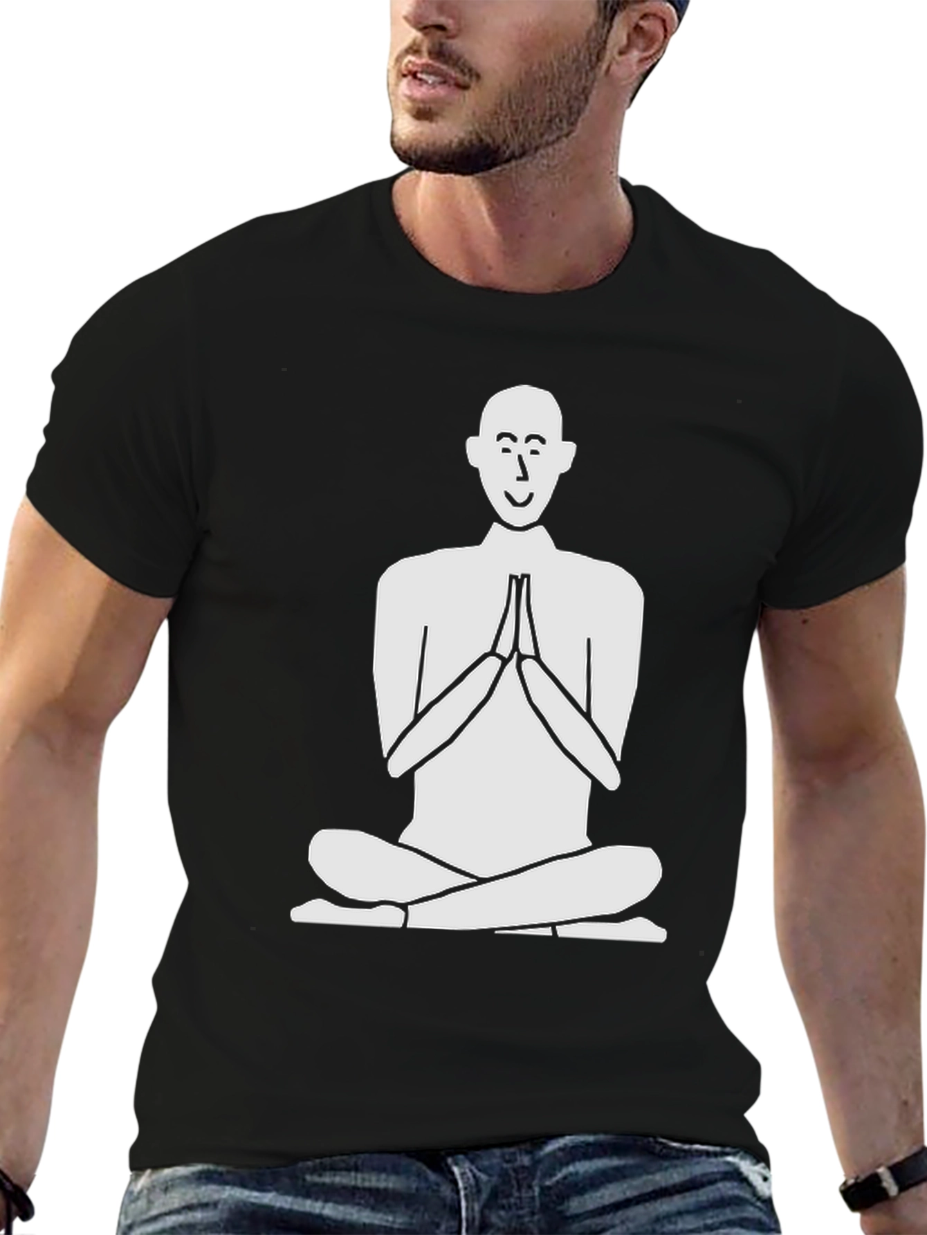 Zen Meditation T-Shirt - Namaste Style