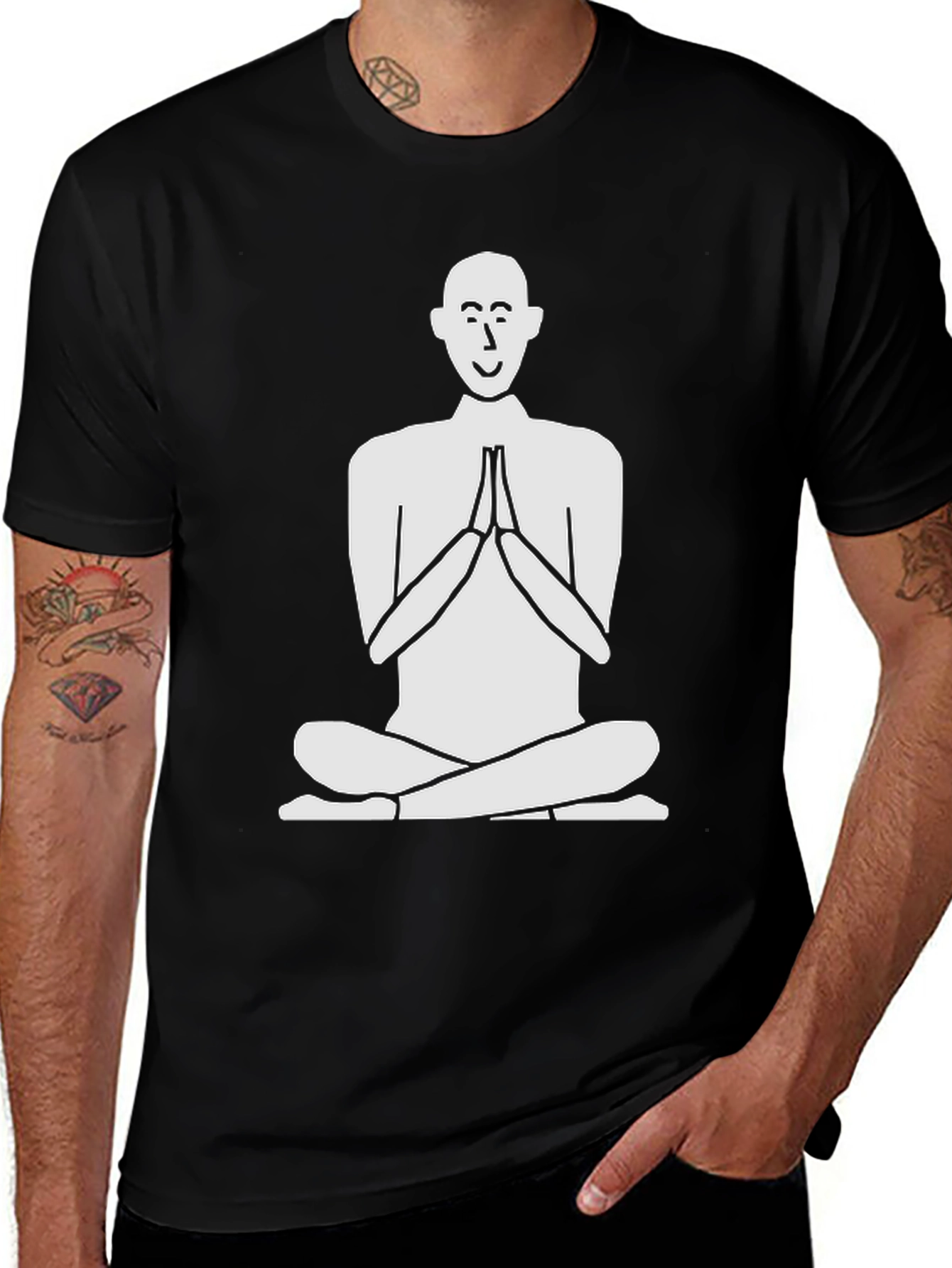 Zen Meditation T-Shirt - Namaste Style