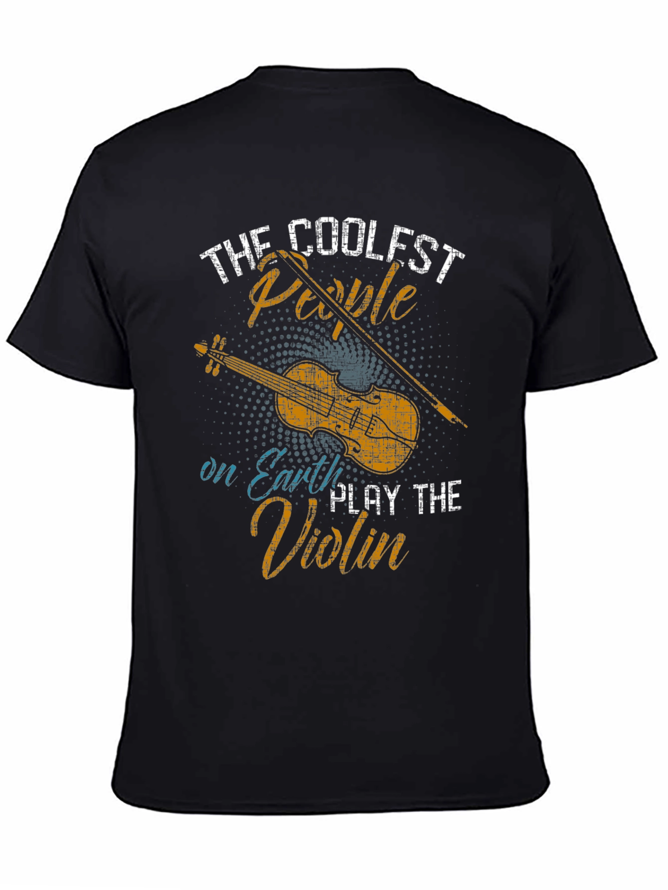 Coolest People Play Violin Graphic Tee