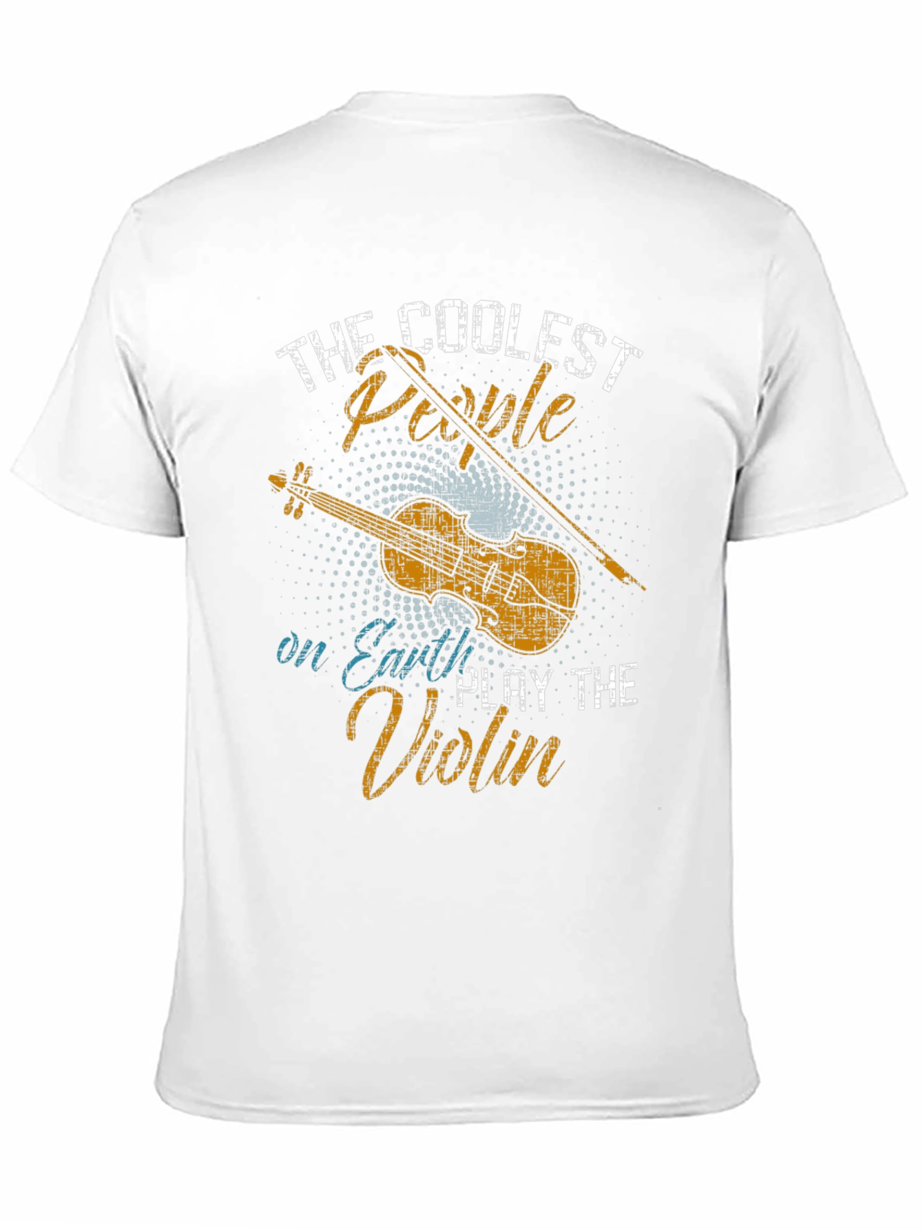 Coolest People Play Violin Graphic Tee