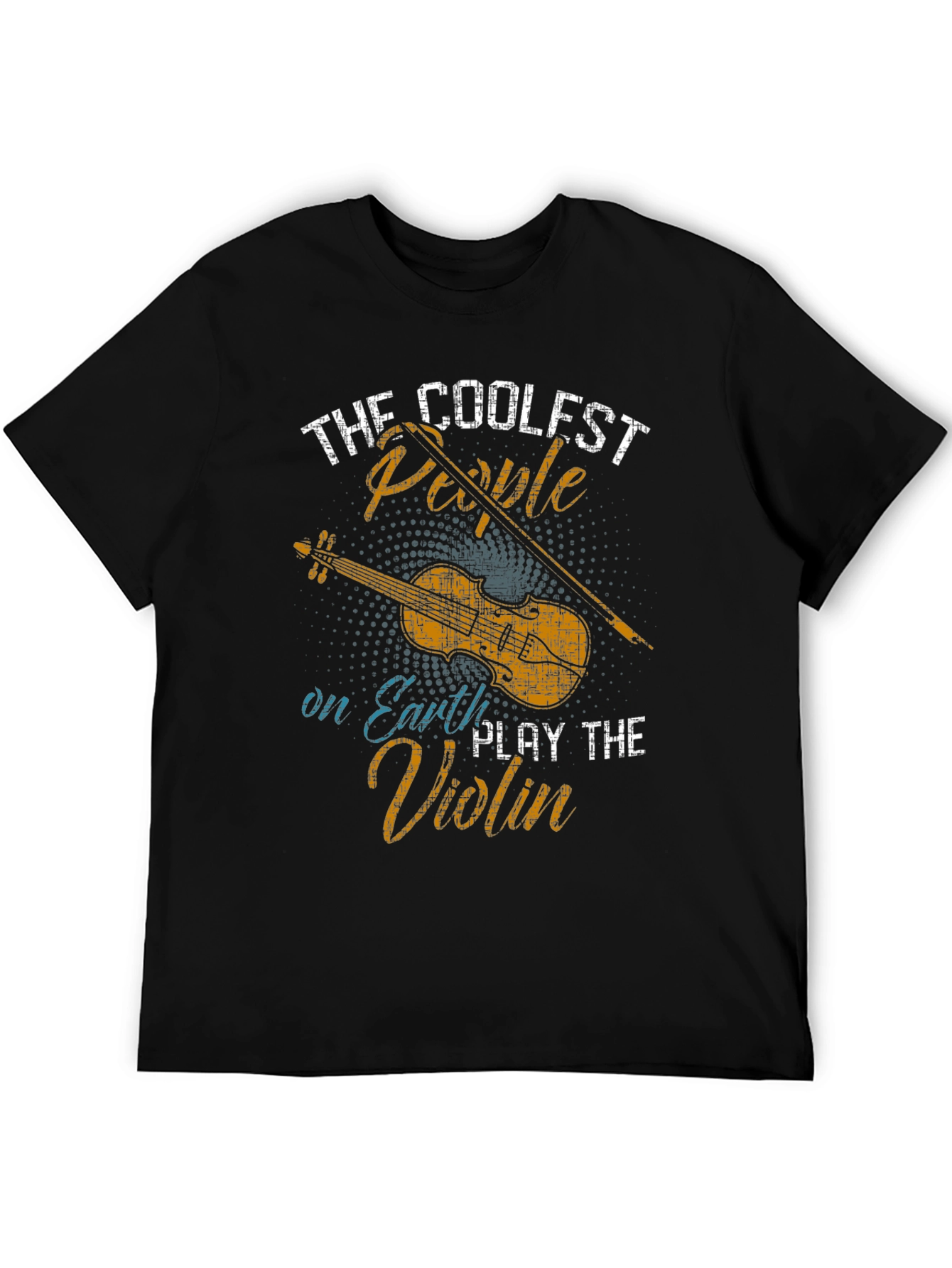 Coolest People Play Violin Graphic Tee