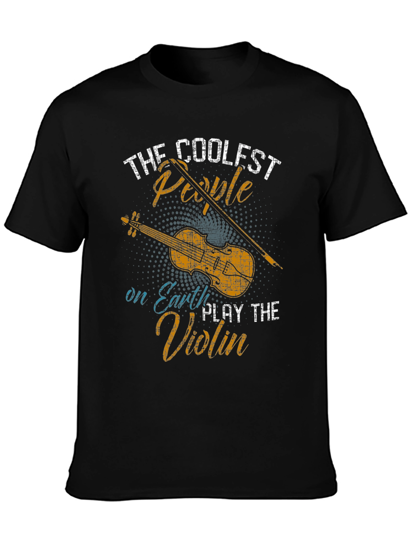 Coolest People Play Violin Graphic Tee