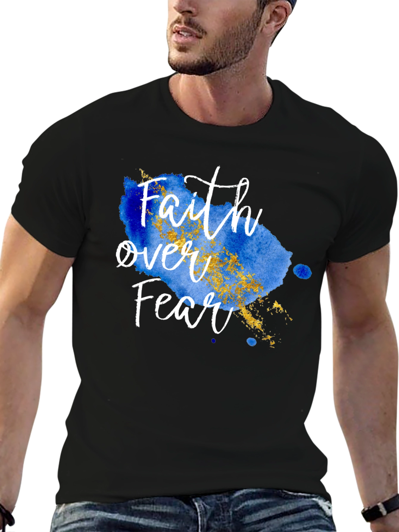 Faith Over Fear T-Shirt - Inspirational Christian Apparel
