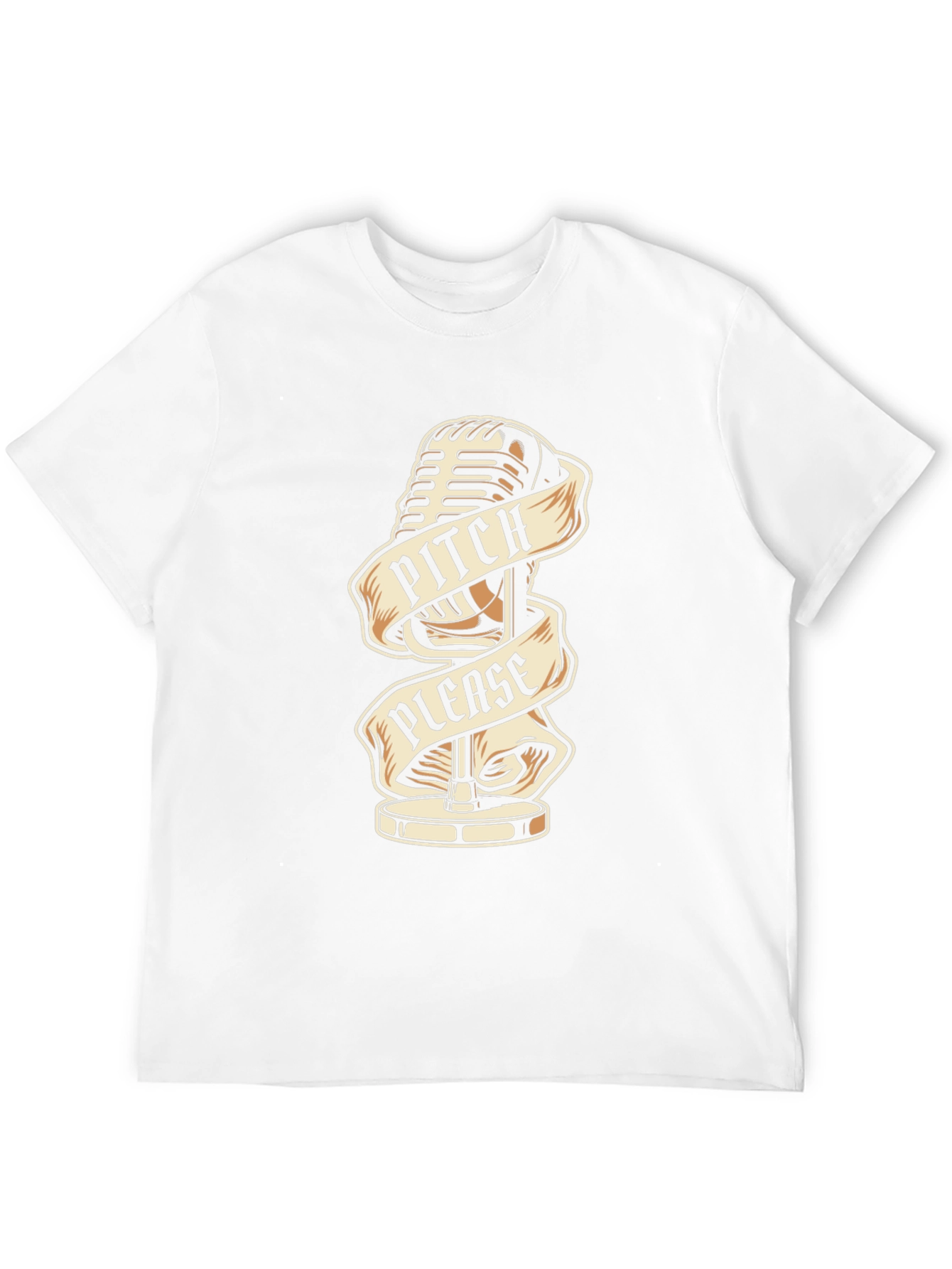 Pitch Please Microphone Graphic Tee
