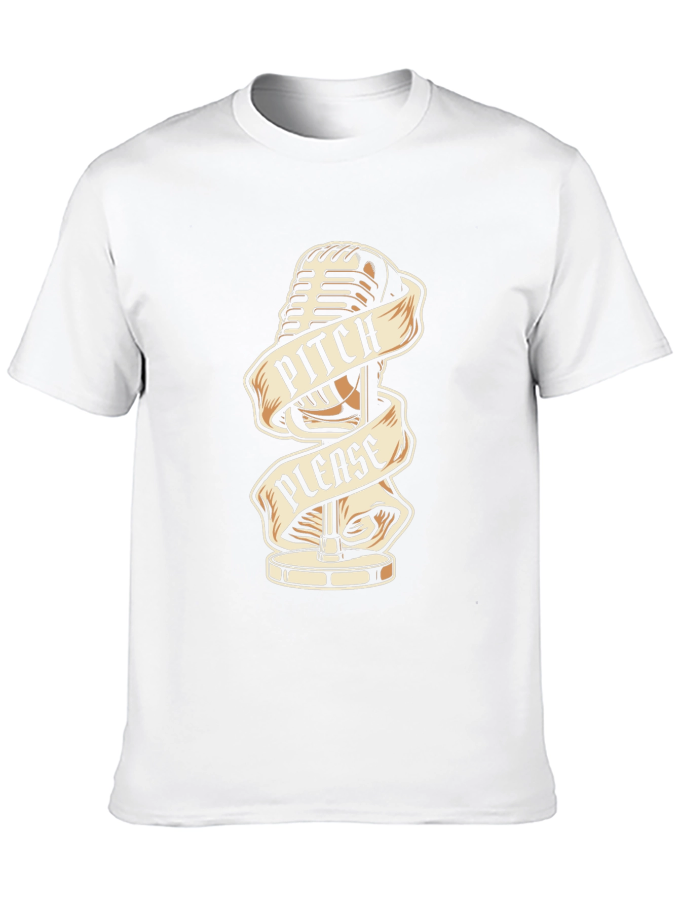 Pitch Please Microphone Graphic Tee