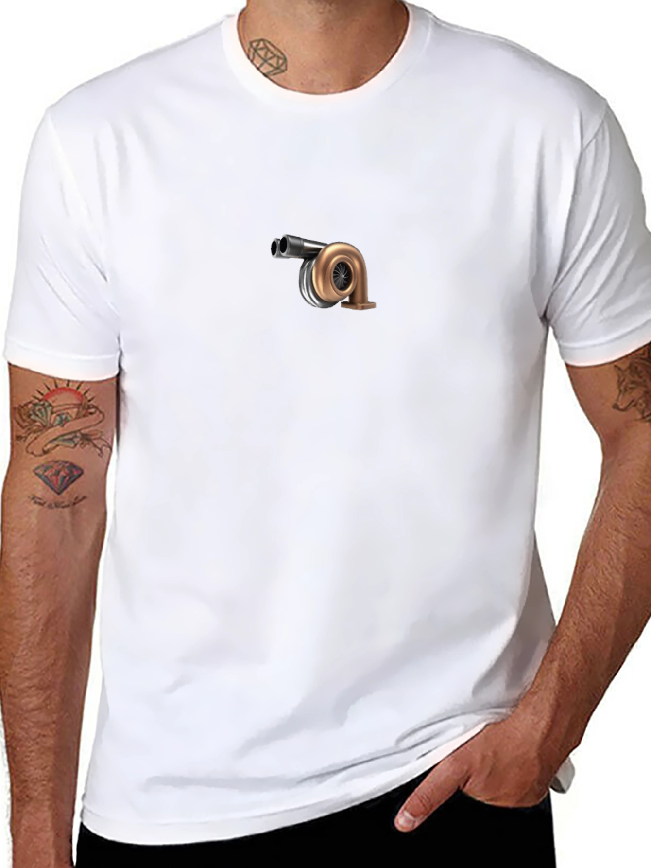 Turbocharger Graphic Tee - Black