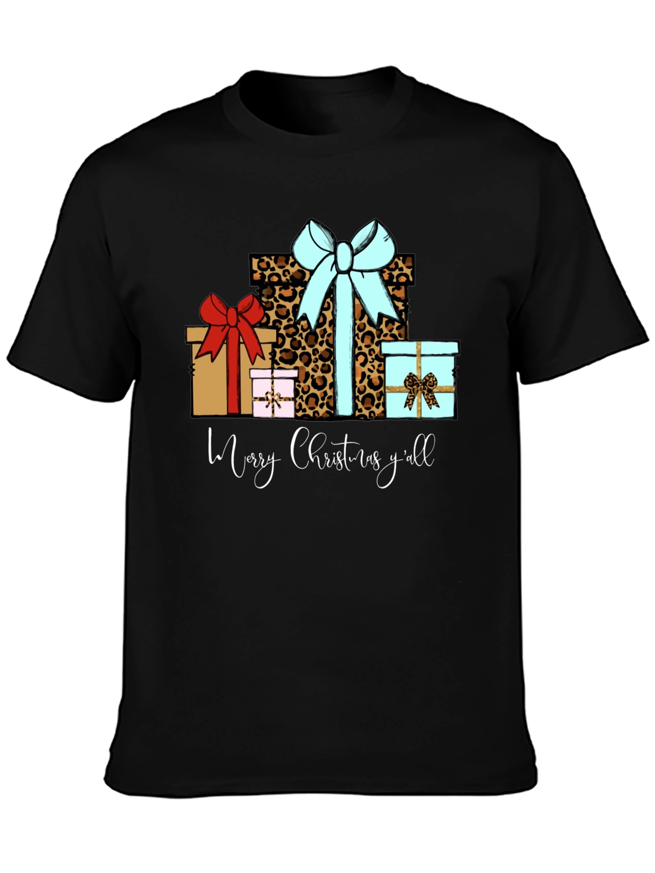 Merry Christmas Yall Gift Presents Graphic T-Shirt