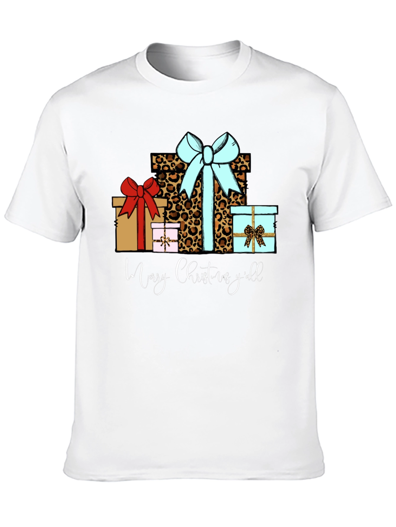 Merry Christmas Yall Gift Presents Graphic T-Shirt
