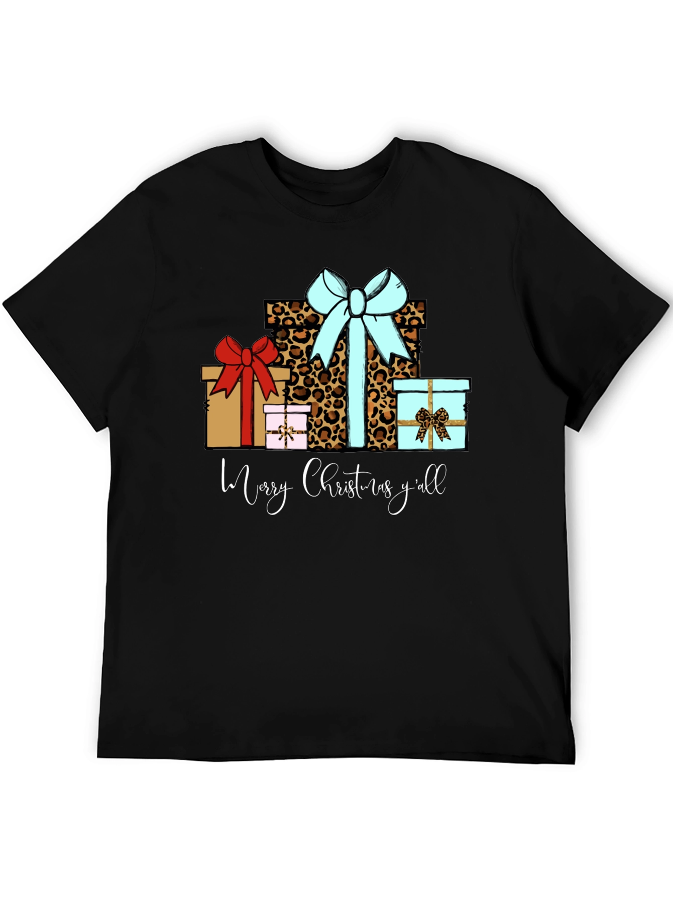 Merry Christmas Yall Gift Presents Graphic T-Shirt