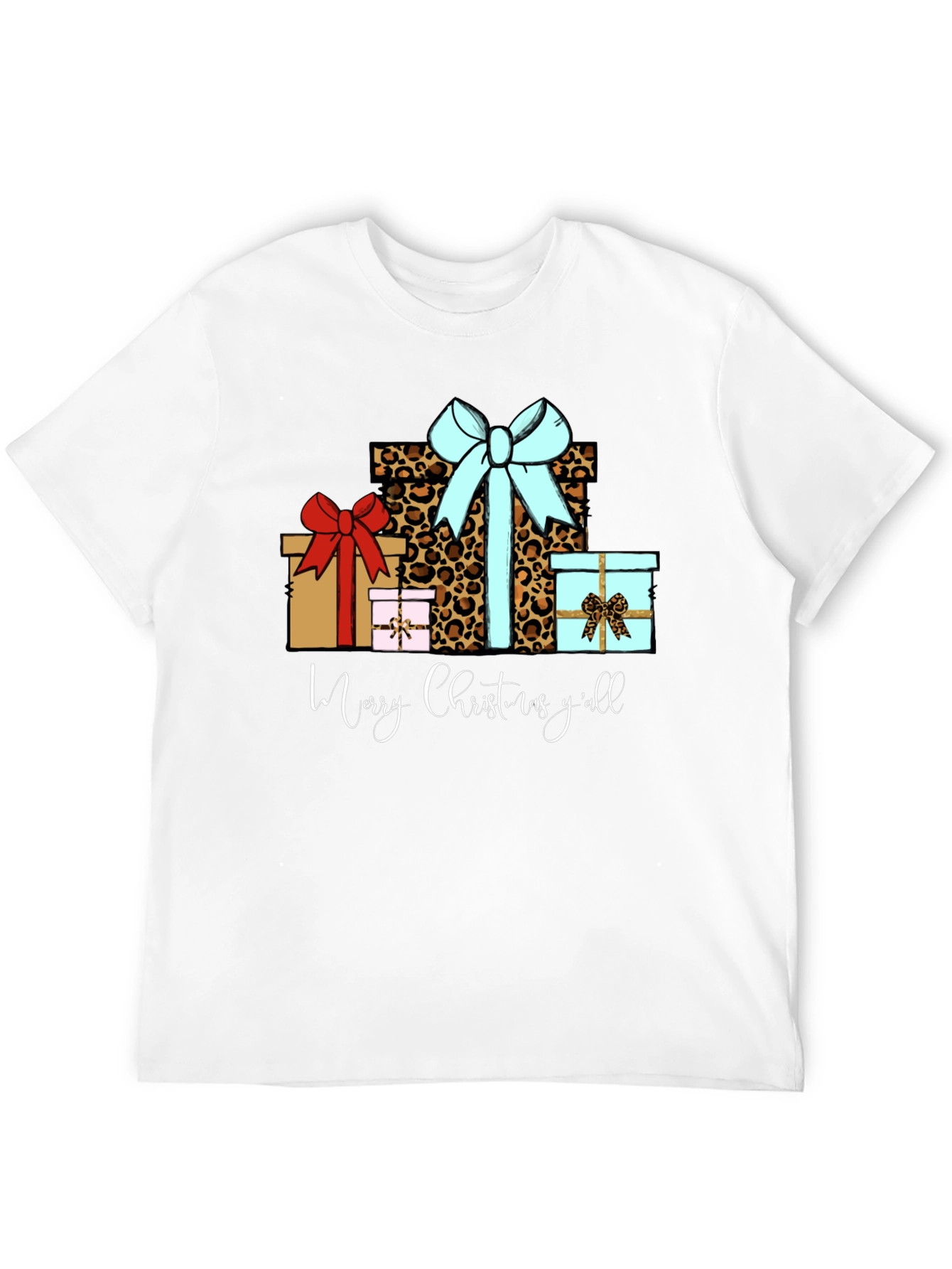 Merry Christmas Yall Gift Presents Graphic T-Shirt