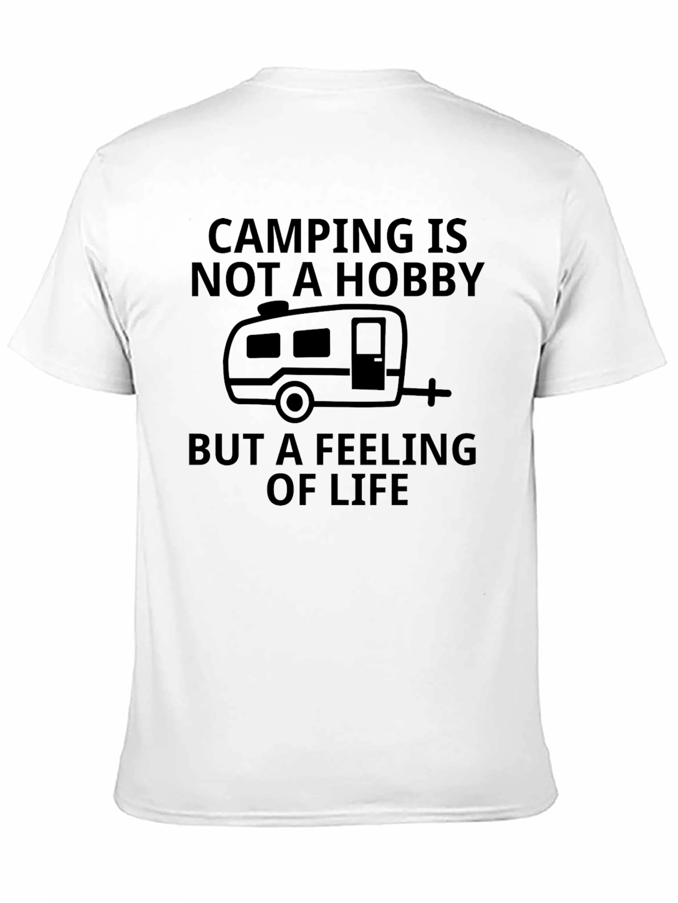 Camping is Not a Hobby Black T-Shirt