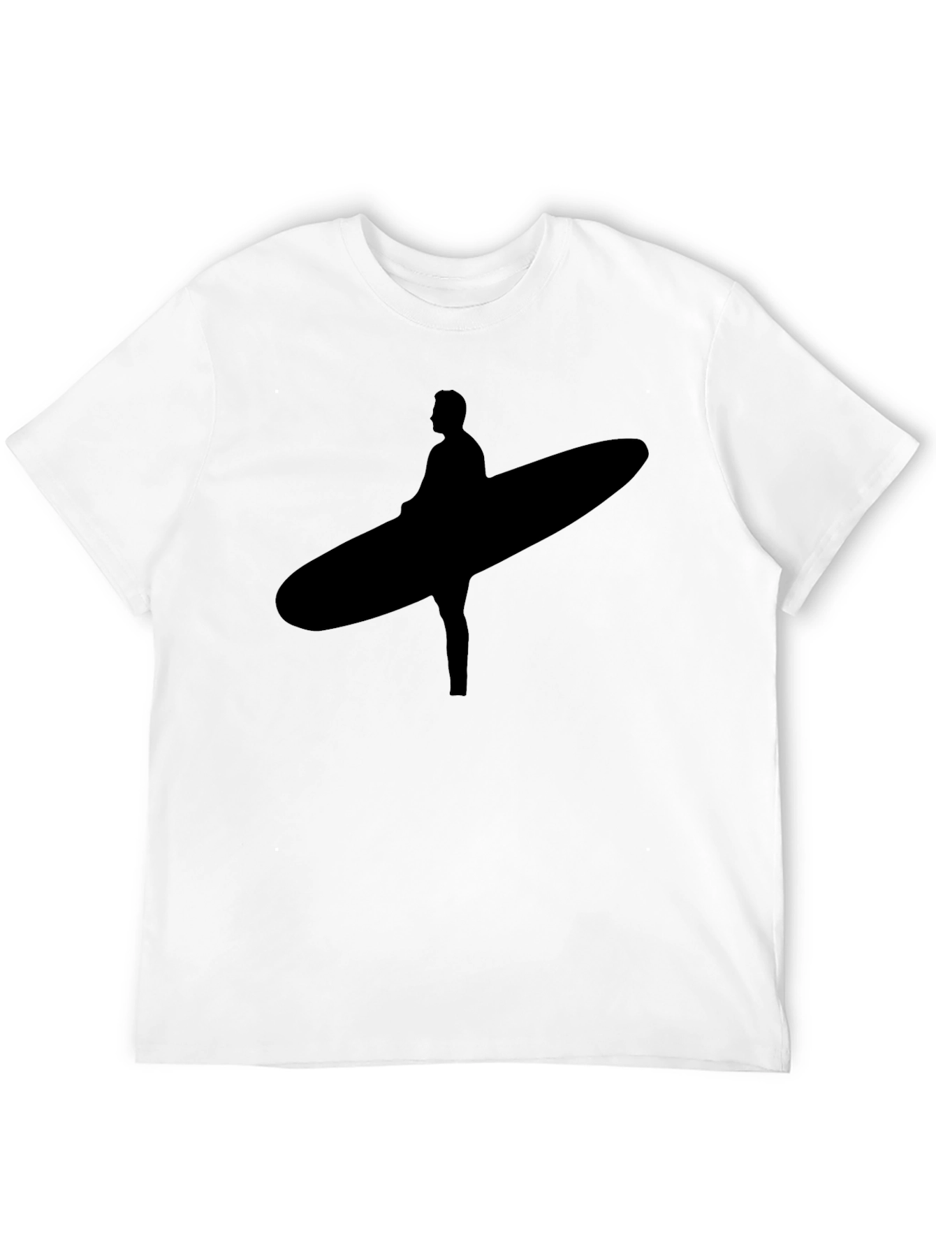 Surfer Silhouette Black Tee