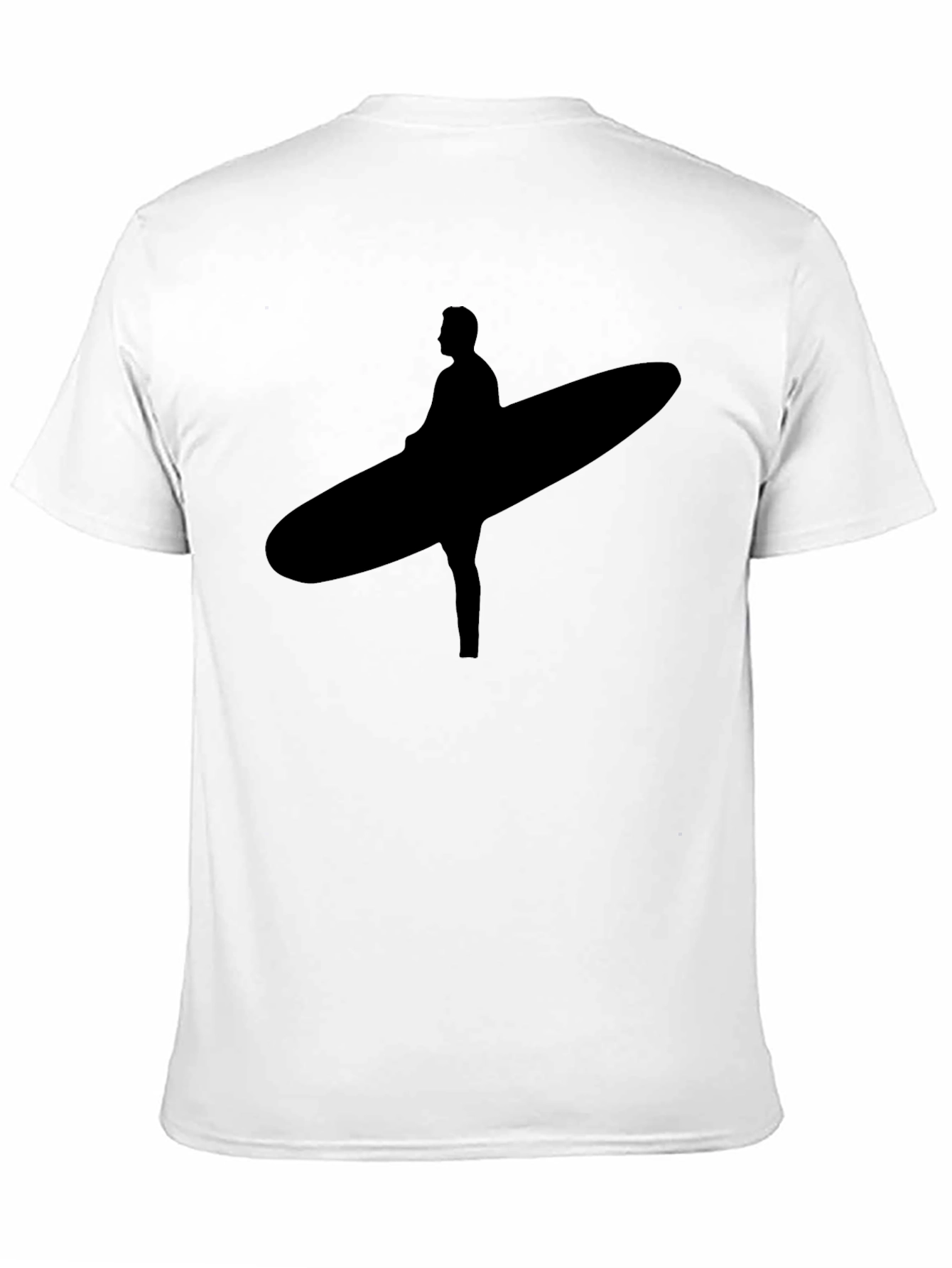 Surfer Silhouette Black Tee