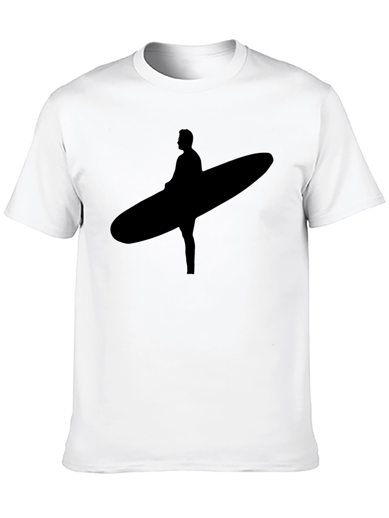 Surfer Silhouette Black Tee