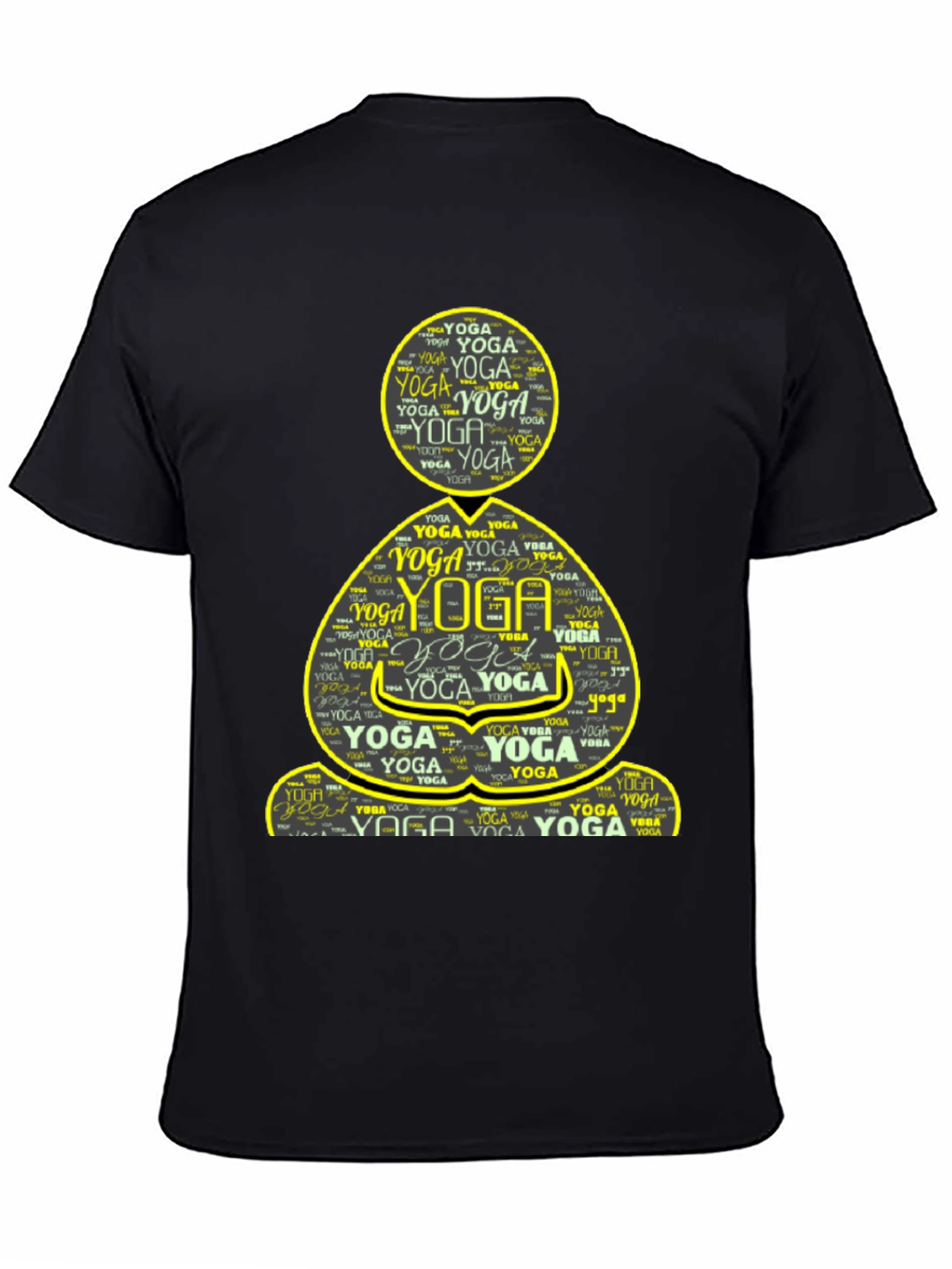 Yoga Word Art T-Shirt