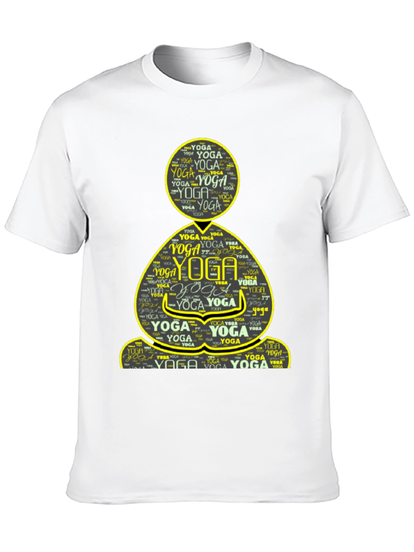 Yoga Word Art T-Shirt