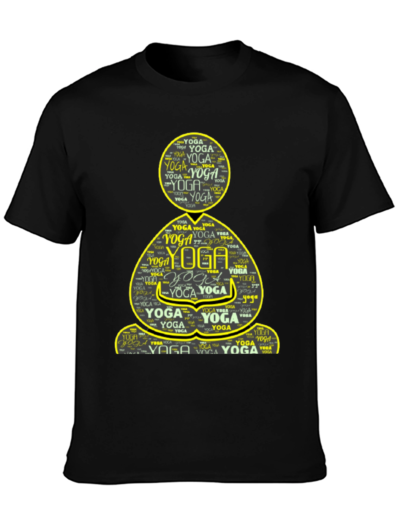 Yoga Word Art T-Shirt