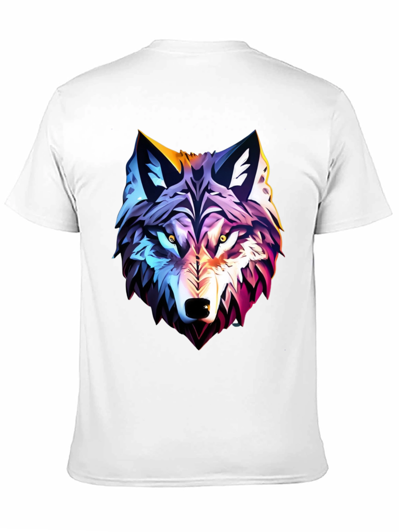 Bold Wolf Graphic Tee - Black
