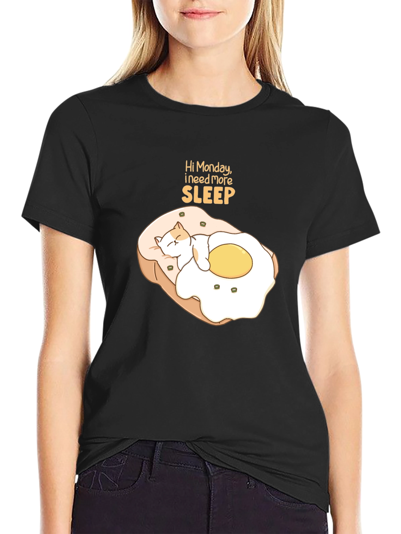 Hi Monday I Need More Sleep T-Shirt