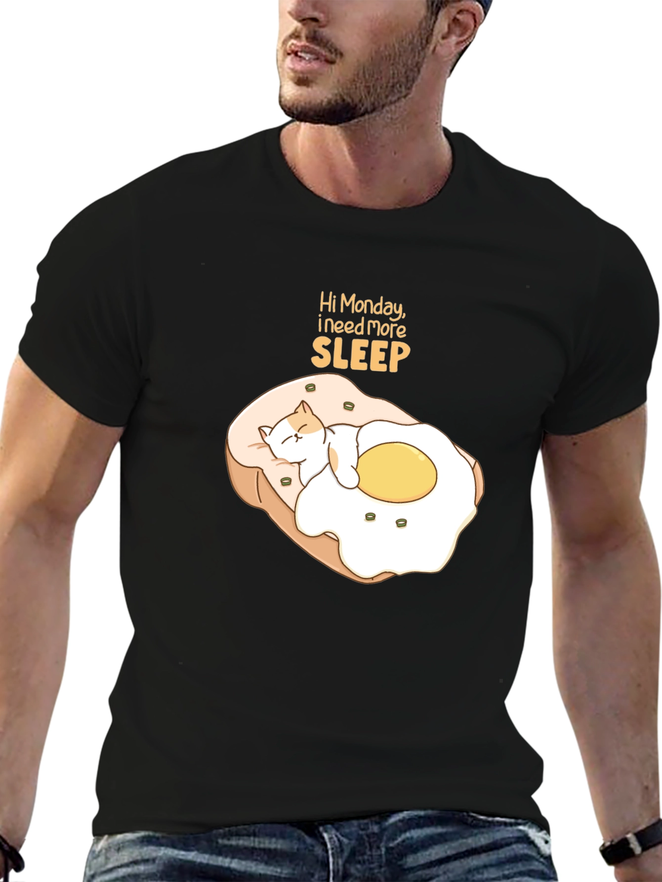 Hi Monday I Need More Sleep T-Shirt