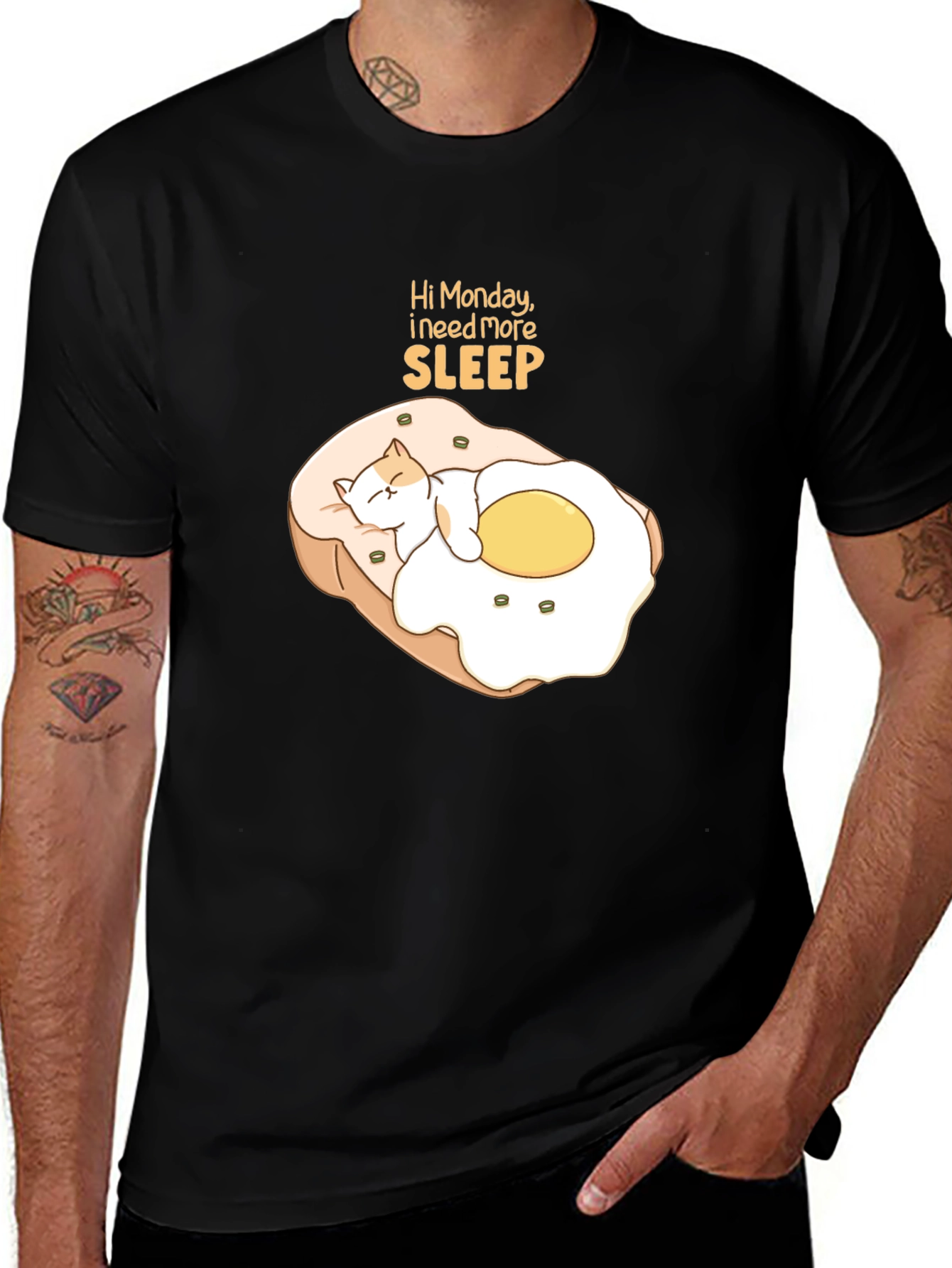Hi Monday I Need More Sleep T-Shirt