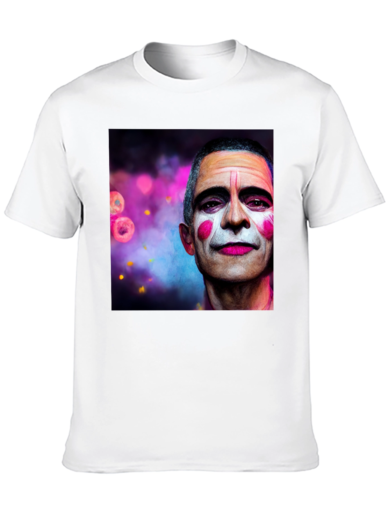Clown Face Graphic Black T-Shirt