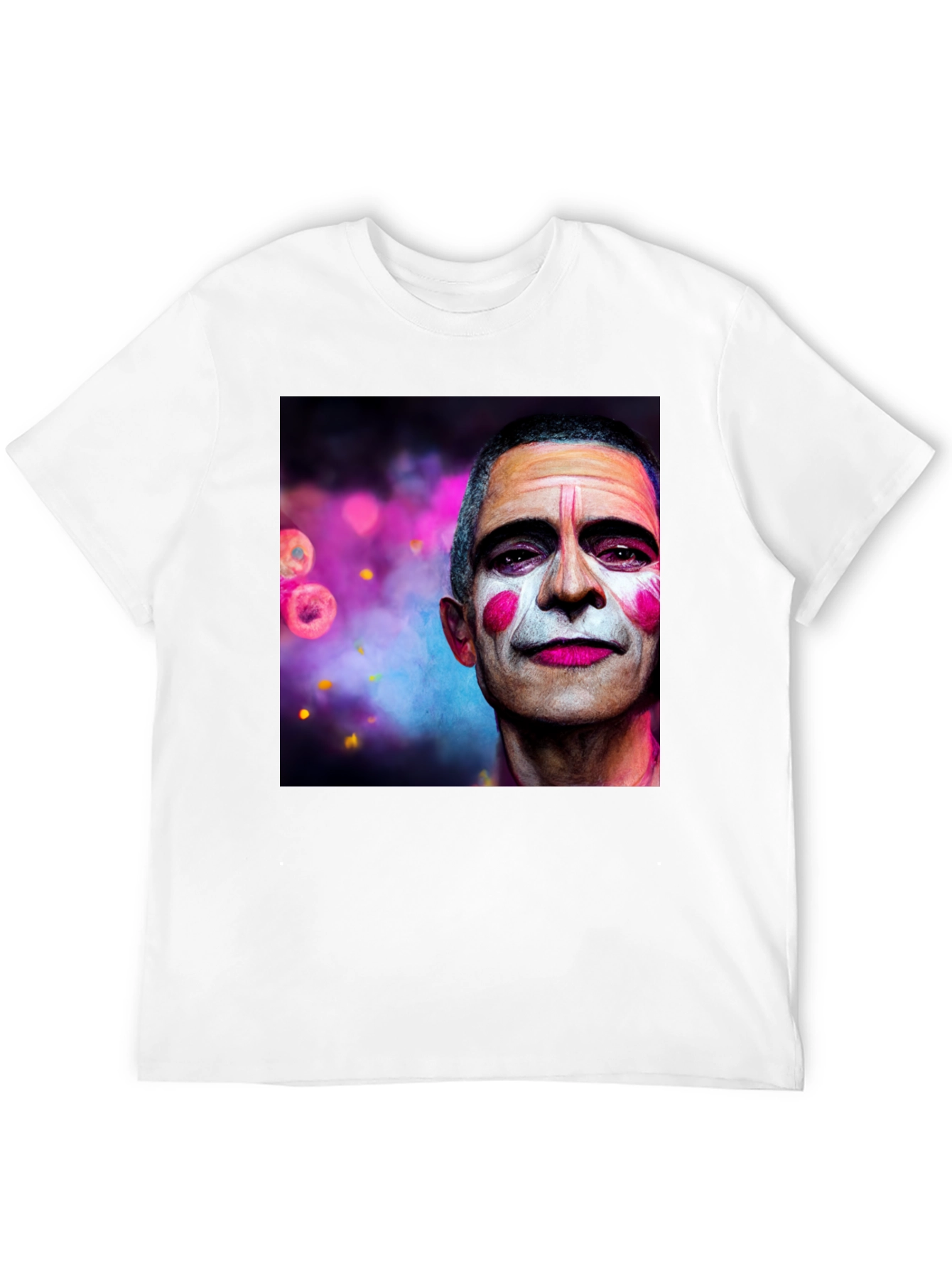 Clown Face Graphic Black T-Shirt