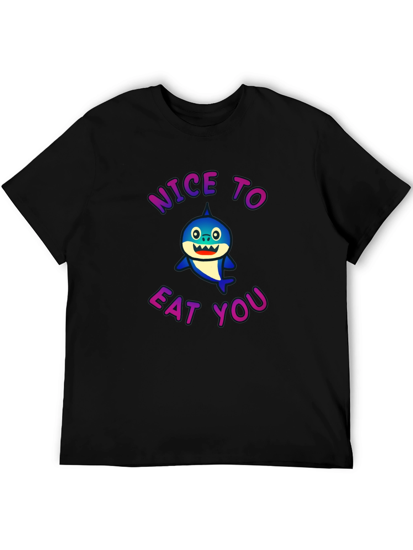 Nice To Eat You Shark Graphic Tee