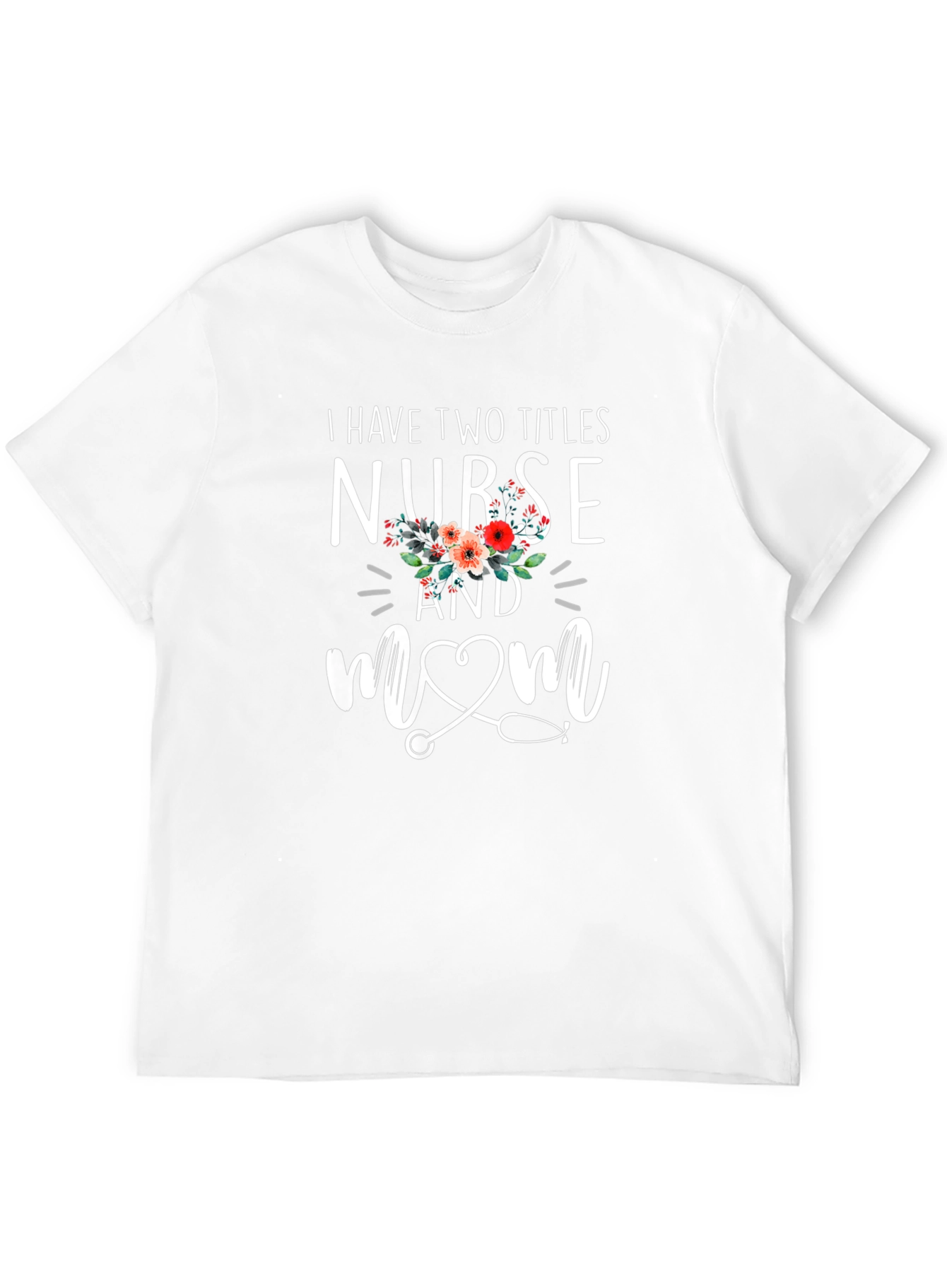 Nurse Mom Graphic Tee - Black T-Shirt