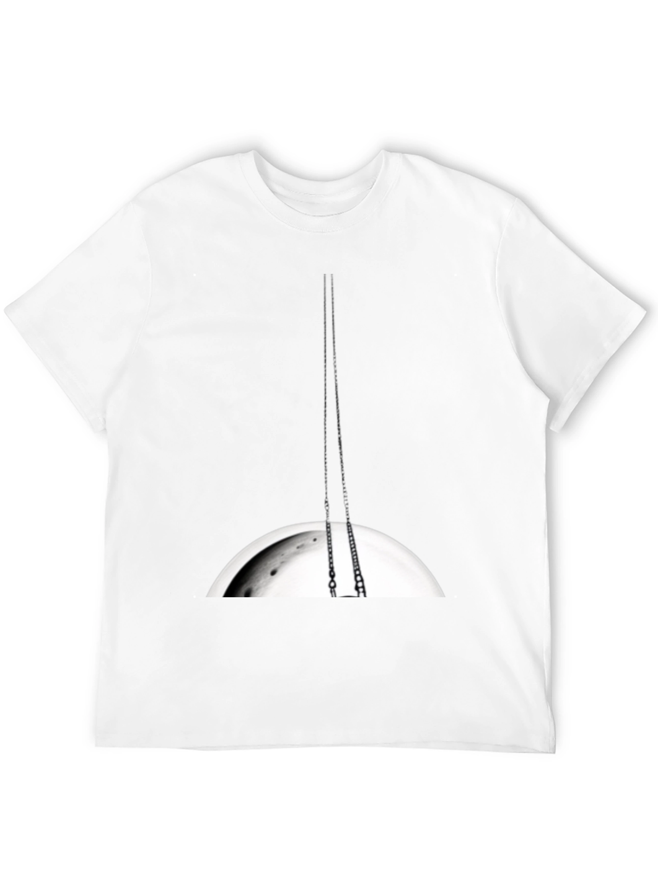 Black Moon Swing Graphic Tee - Casual Comfort
