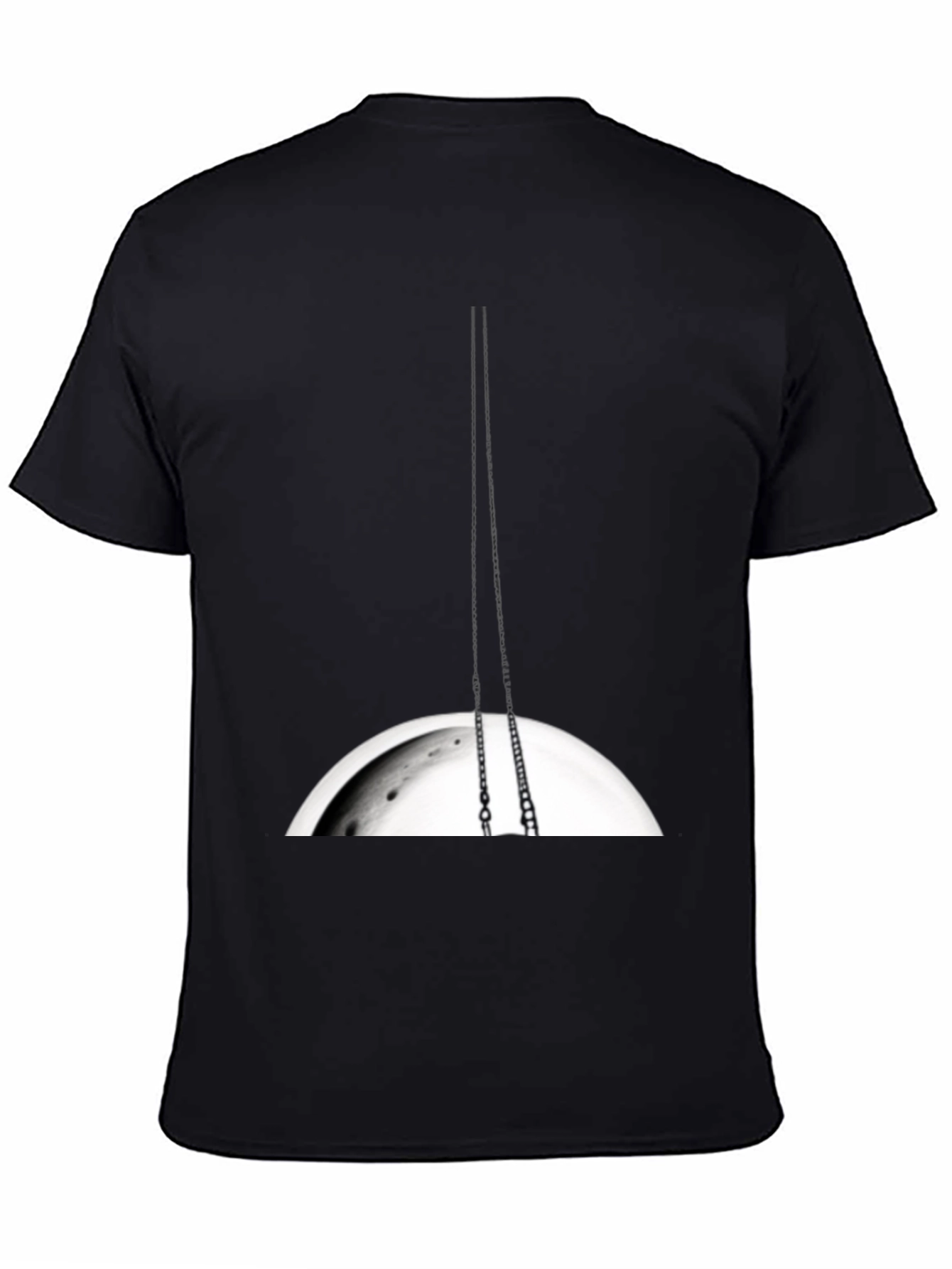 Black Moon Swing Graphic Tee - Casual Comfort