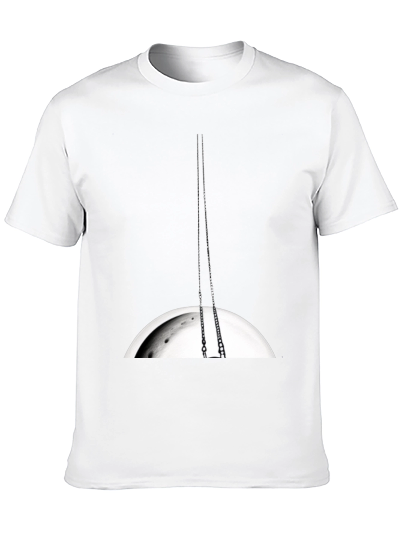 Black Moon Swing Graphic Tee - Casual Comfort
