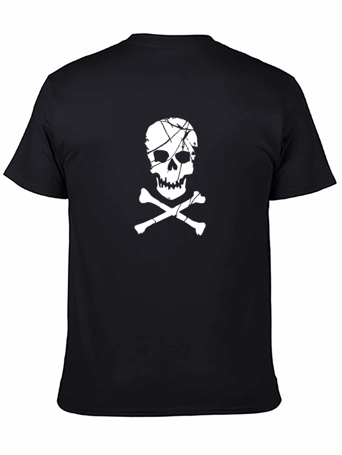 Skull & Crossbones Graphic T-Shirt - Black