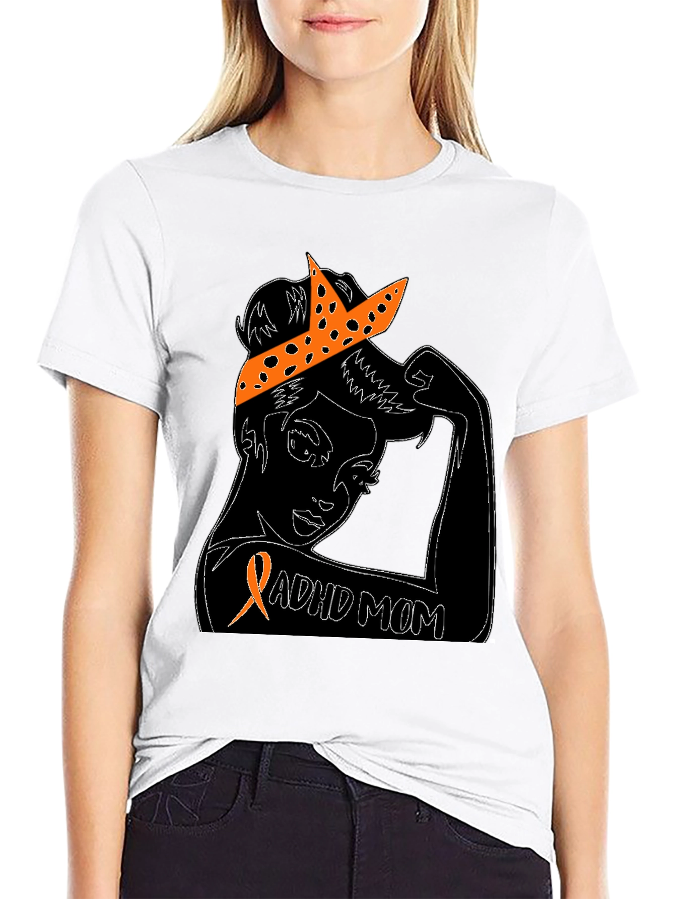 ADHD Mom T-Shirt - Strong Woman Tee