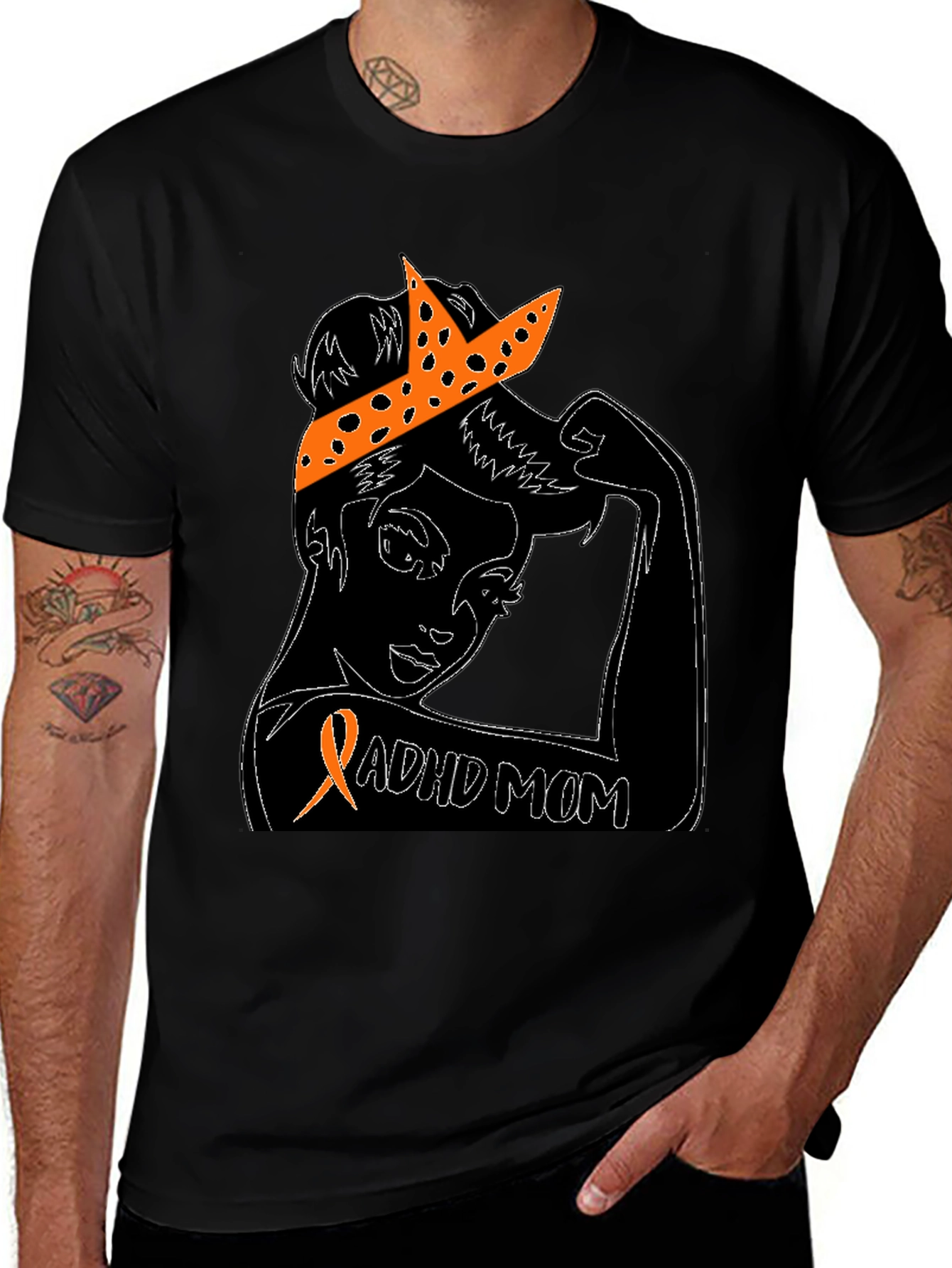 ADHD Mom T-Shirt - Strong Woman Tee
