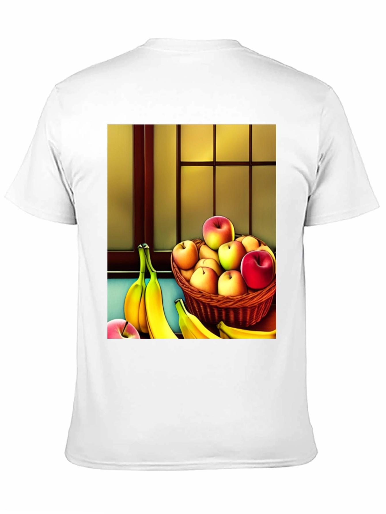 Fruit Still Life T-Shirt - Apples and Bananas