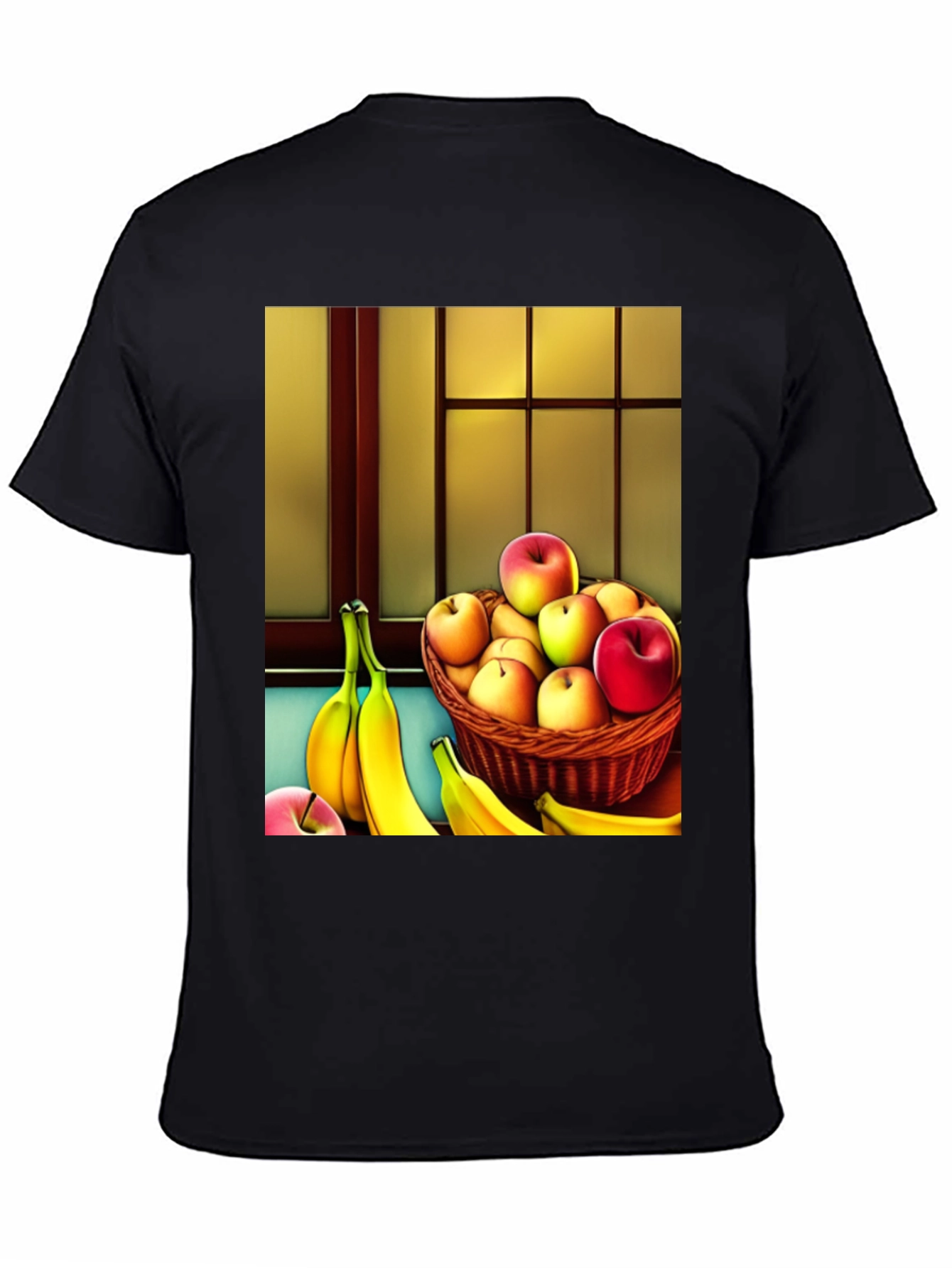 Fruit Still Life T-Shirt - Apples and Bananas