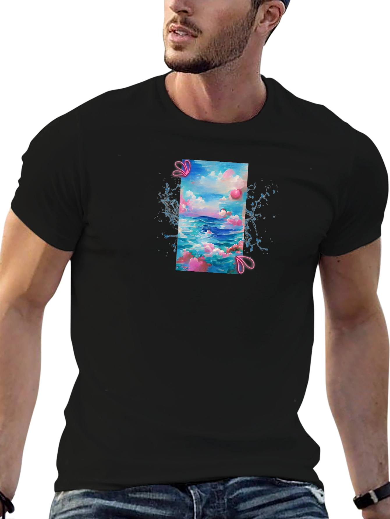 Ocean Dreams T-Shirt - Black