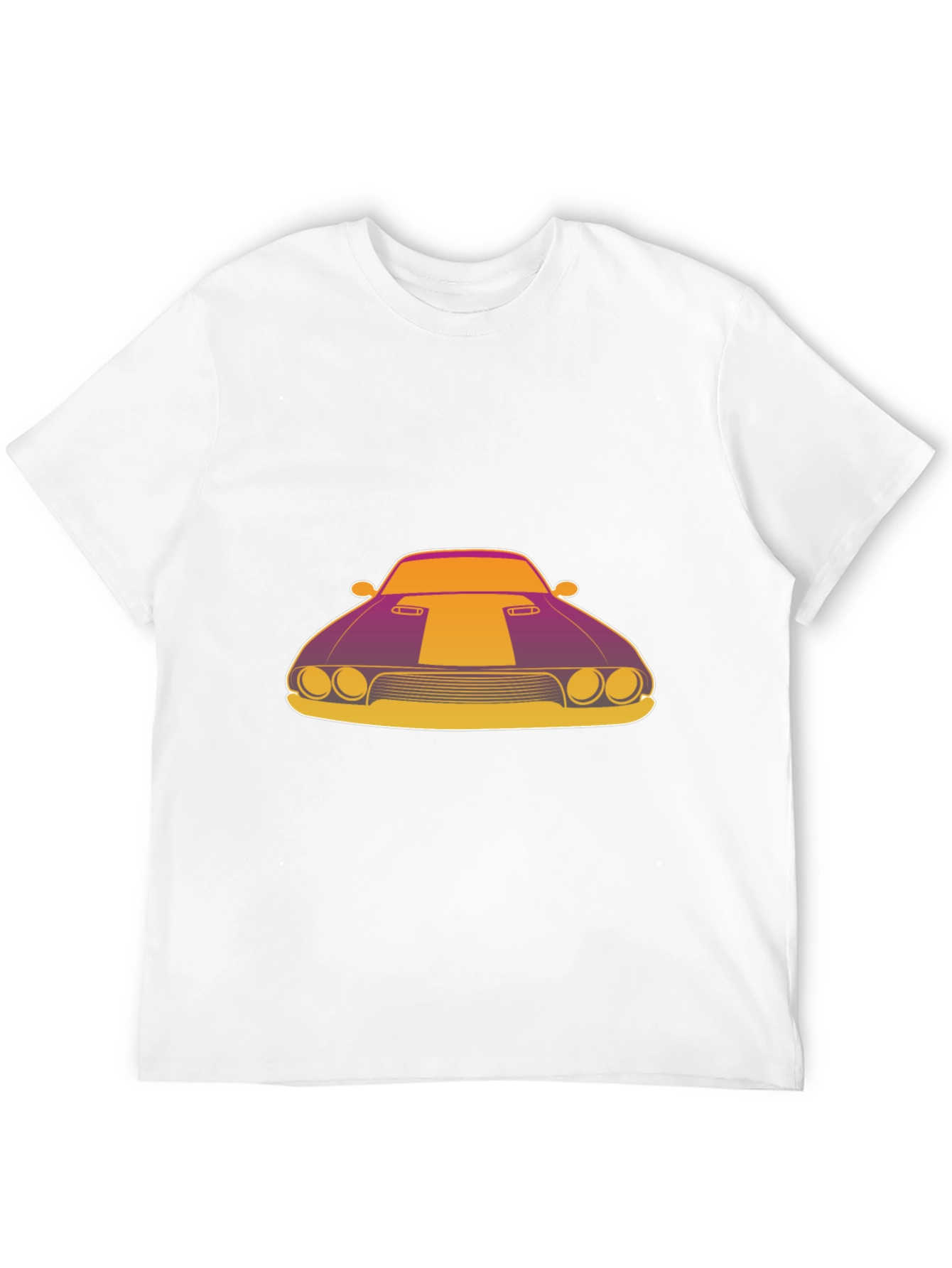 Retro Muscle Car Graphic T-Shirt - Black