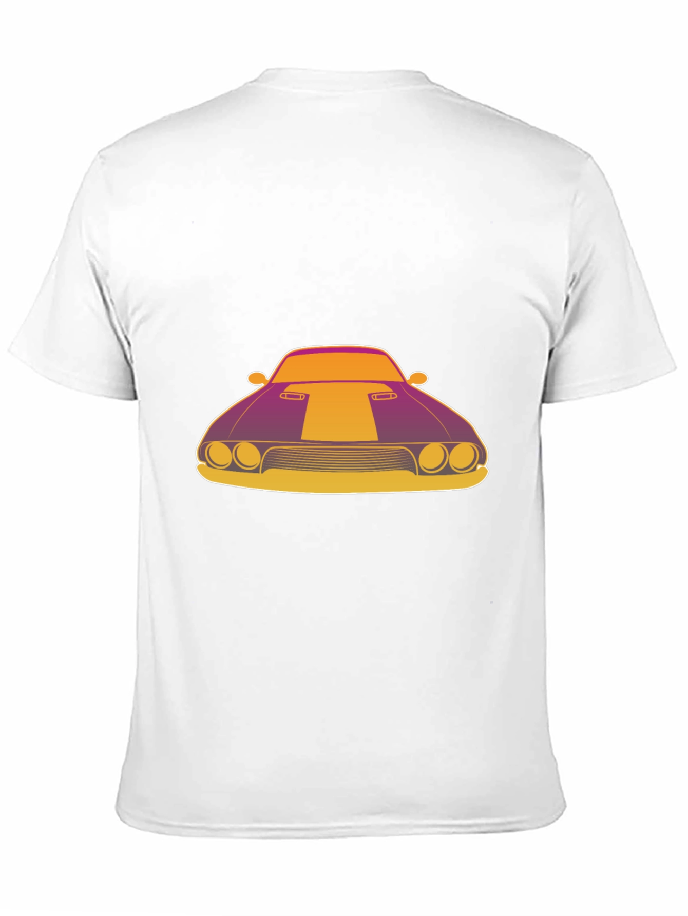 Retro Muscle Car Graphic T-Shirt - Black