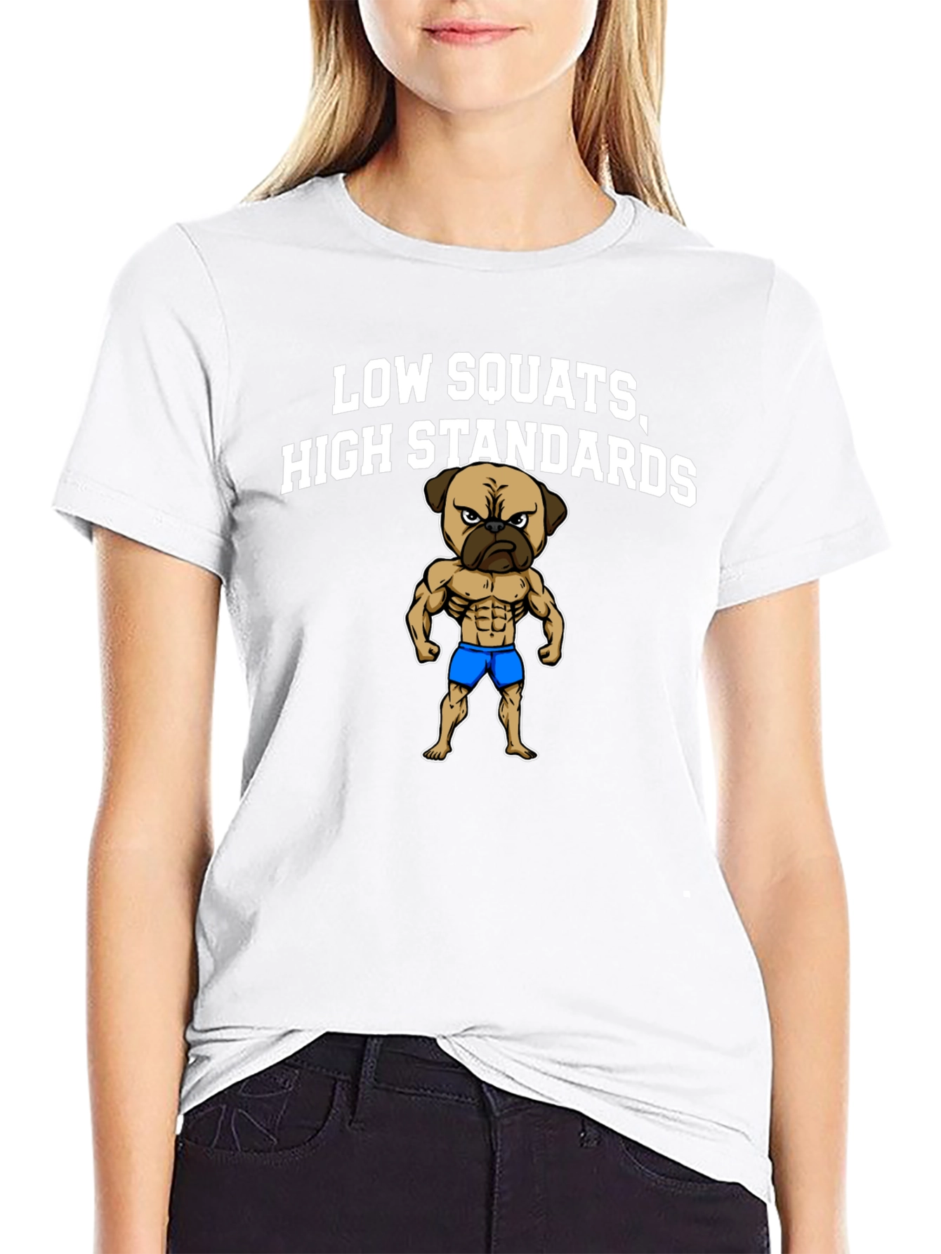 Low Squats High Standards Graphic T-Shirt